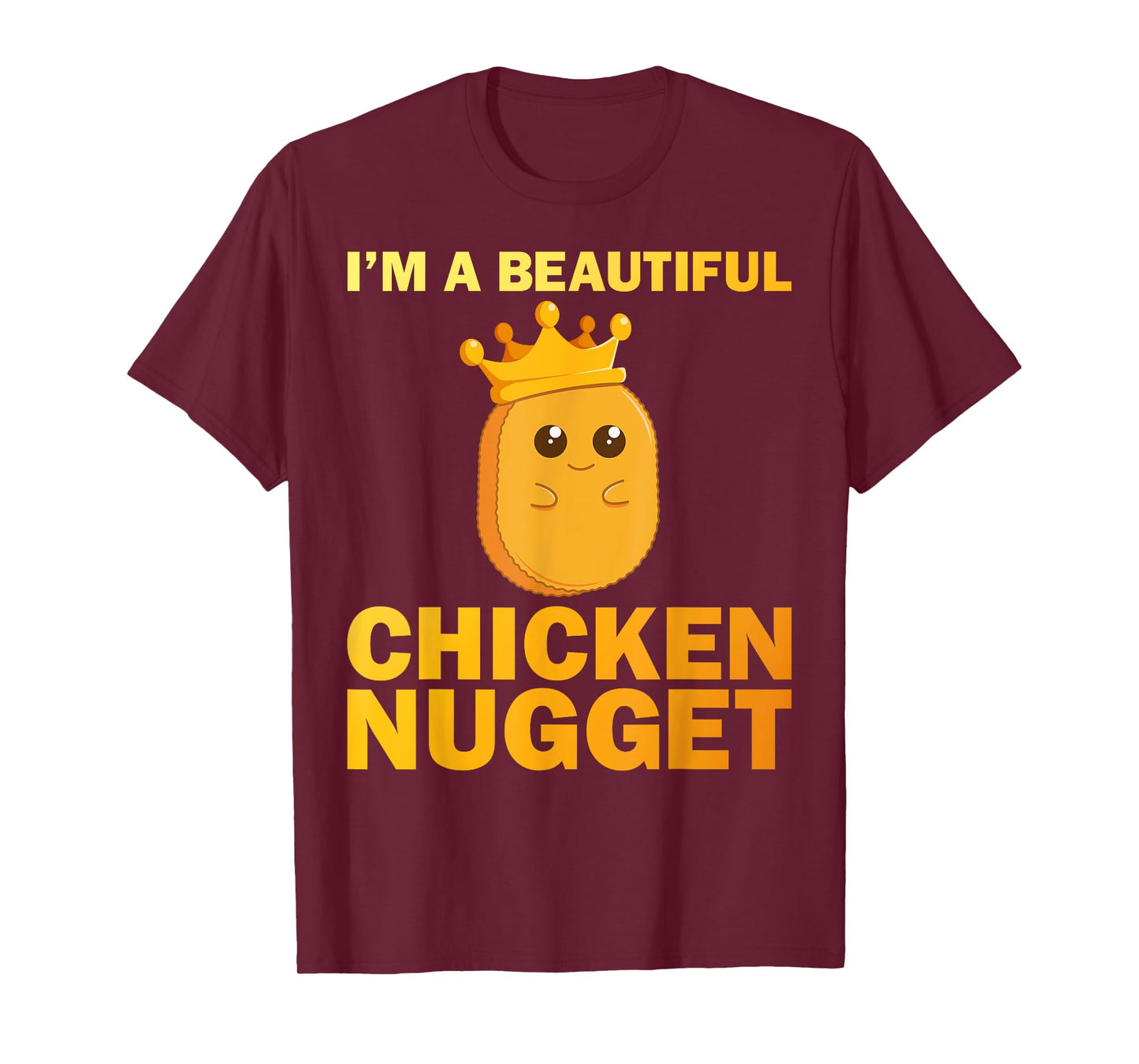 Cute Chicken Nugget Art For Women Girls Chicken Nugget Lover T-Shirt