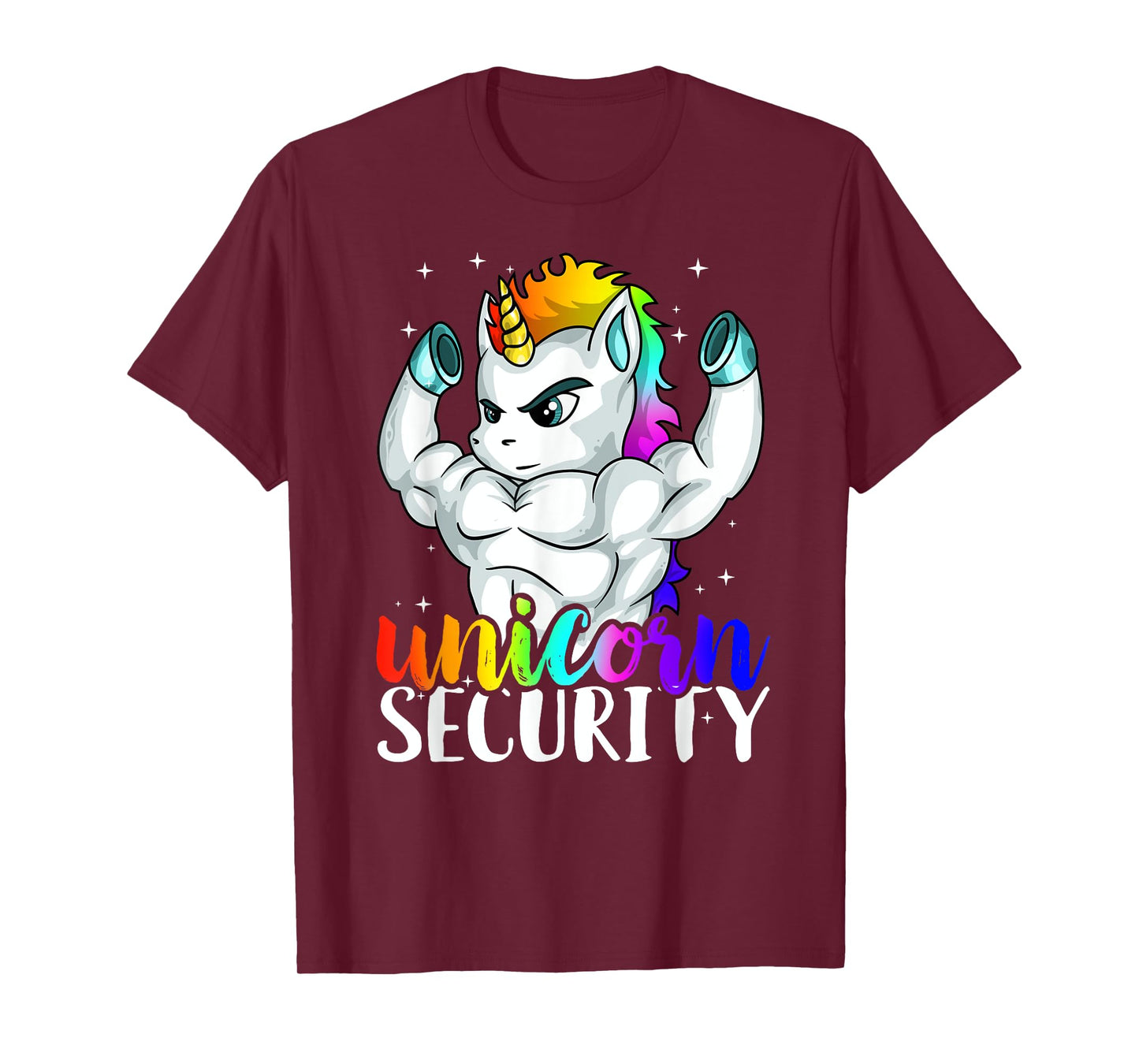 Unicorn Security Squad Muscle Tee Funny Dad Brother Gift T-Shirt