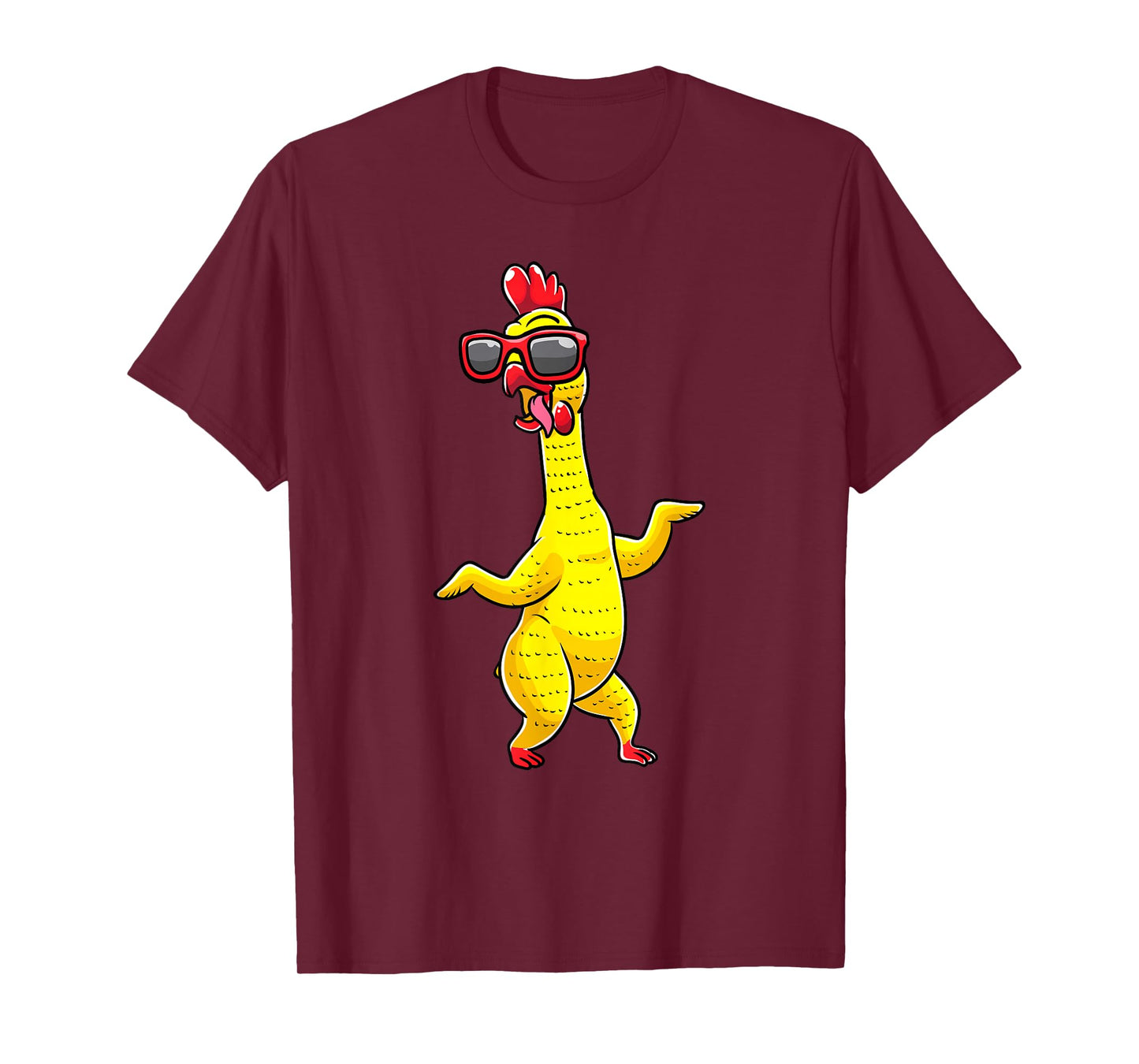 Rubber Chicken Dancing Party Funny Kids Men Women Girls T-Shirt