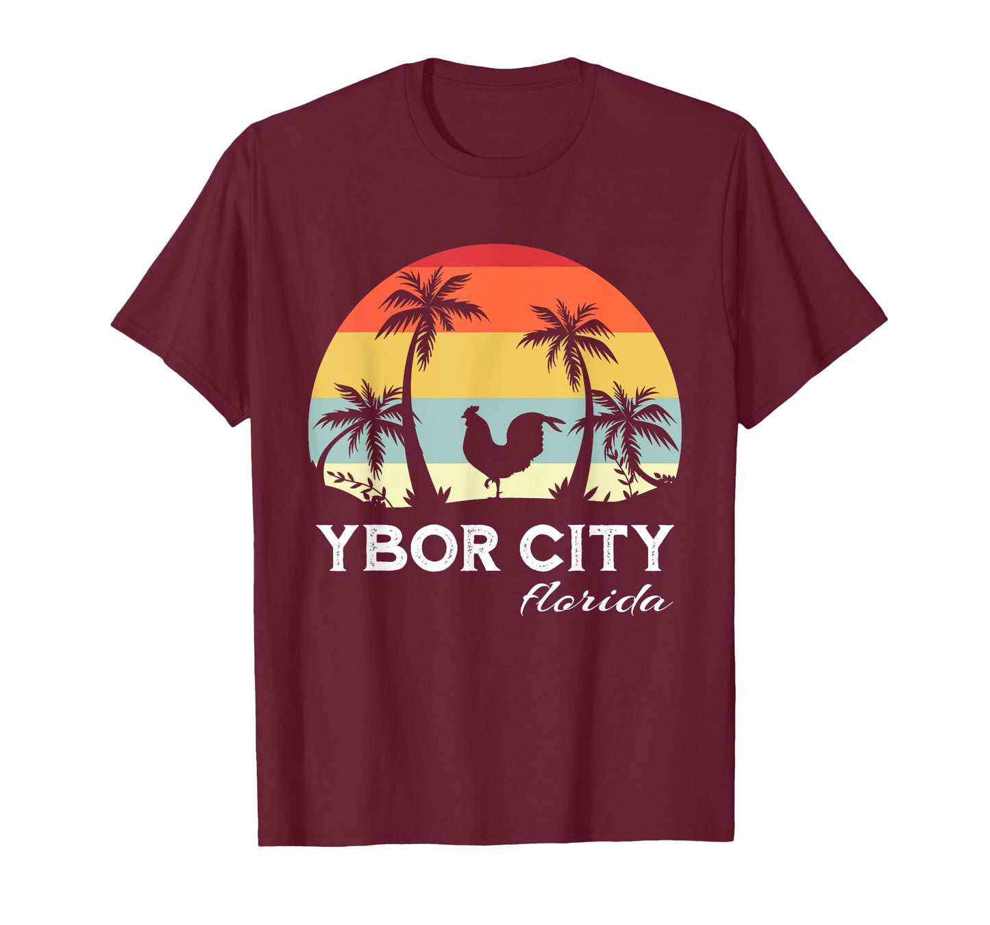 Ybor City Tampa Florida Chicken Lover Souvenir T-Shirt