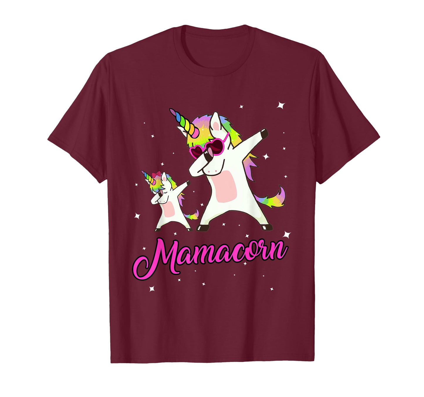 Mamacorn Unicorn Mom Mother's Day Mommy of the Unicorn Girl T-Shirt