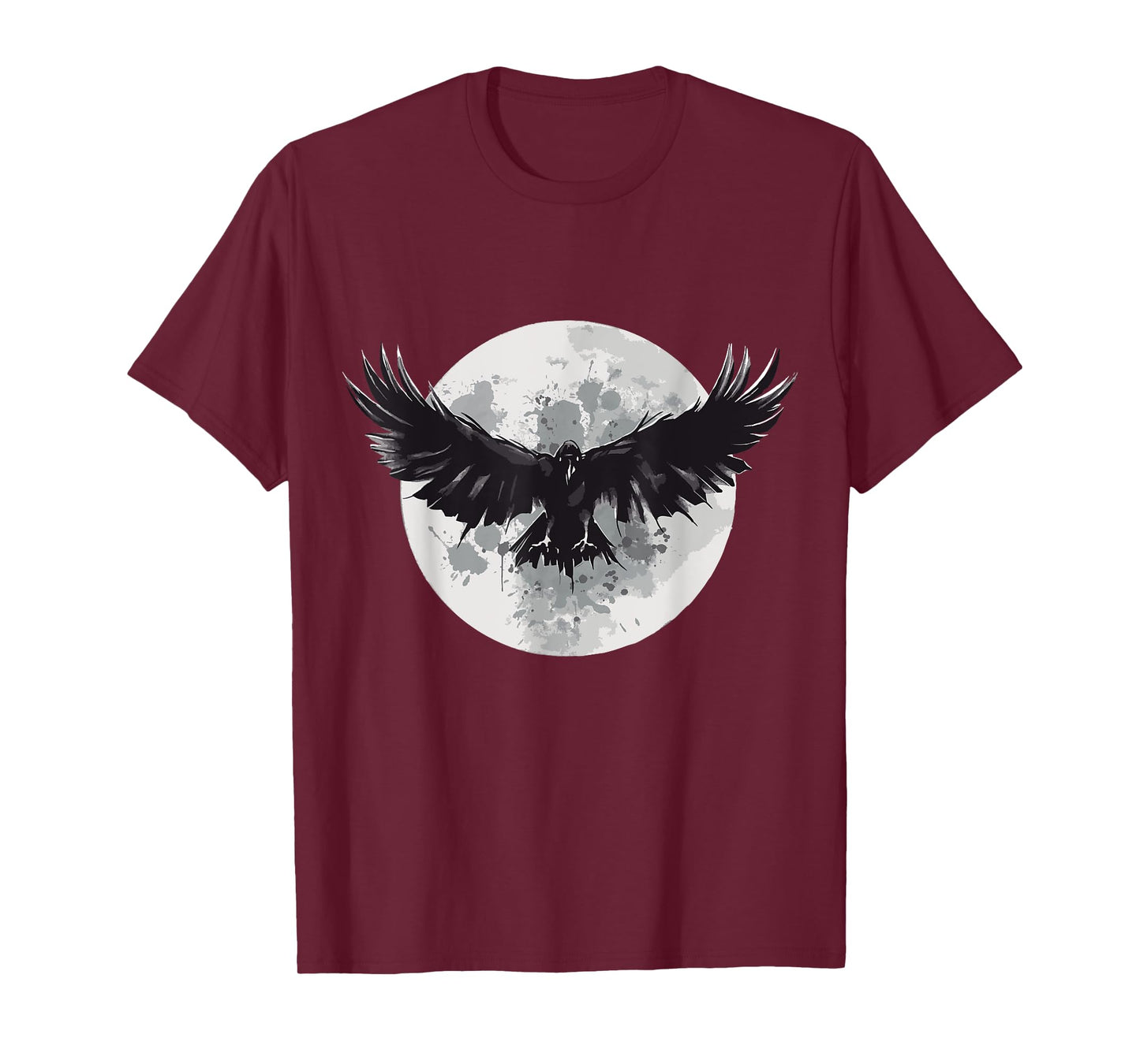 Raven animal print animal lovers crow design animals moon T-Shirt