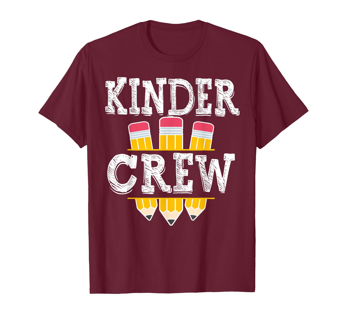 Kinder Crew Fun Kindergarten Squad Teacher 1st Day of School T-Shirt
