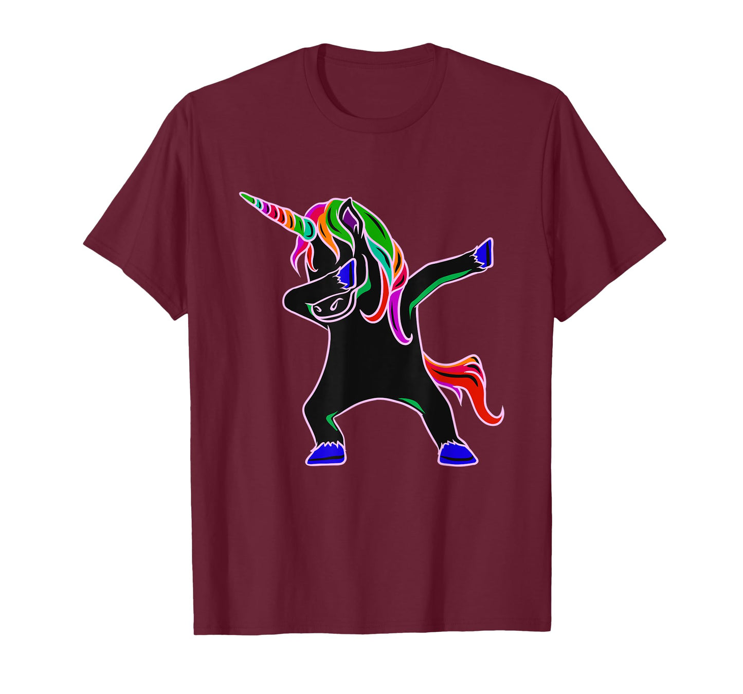 EDM Rave Shirt - Magical Dabbing Unicorn Festival T-Shirt T-Shirt