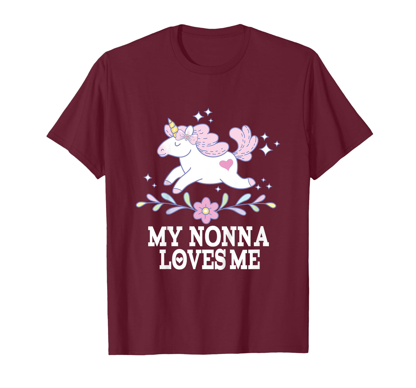 My Nonna Loves Me Granddaughter Unicorn T-Shirt