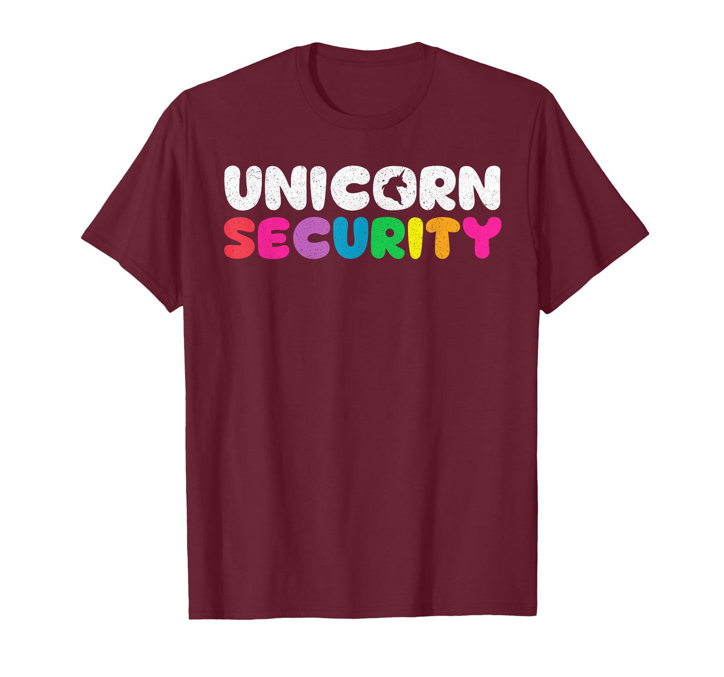 Cute Unicorn Security Halloween Costume T-Shirt