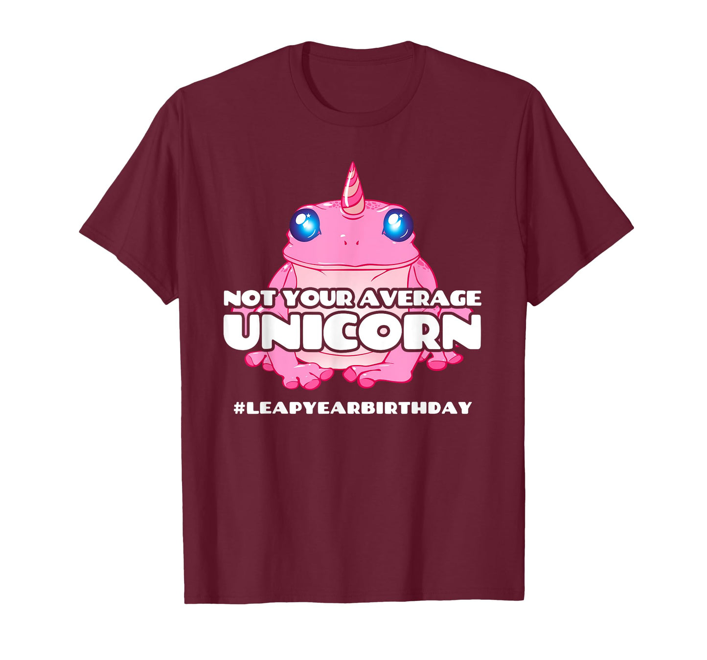 Leap Day Birthday - Unicorn Frog - 2020 Leap Year Birthday T-Shirt