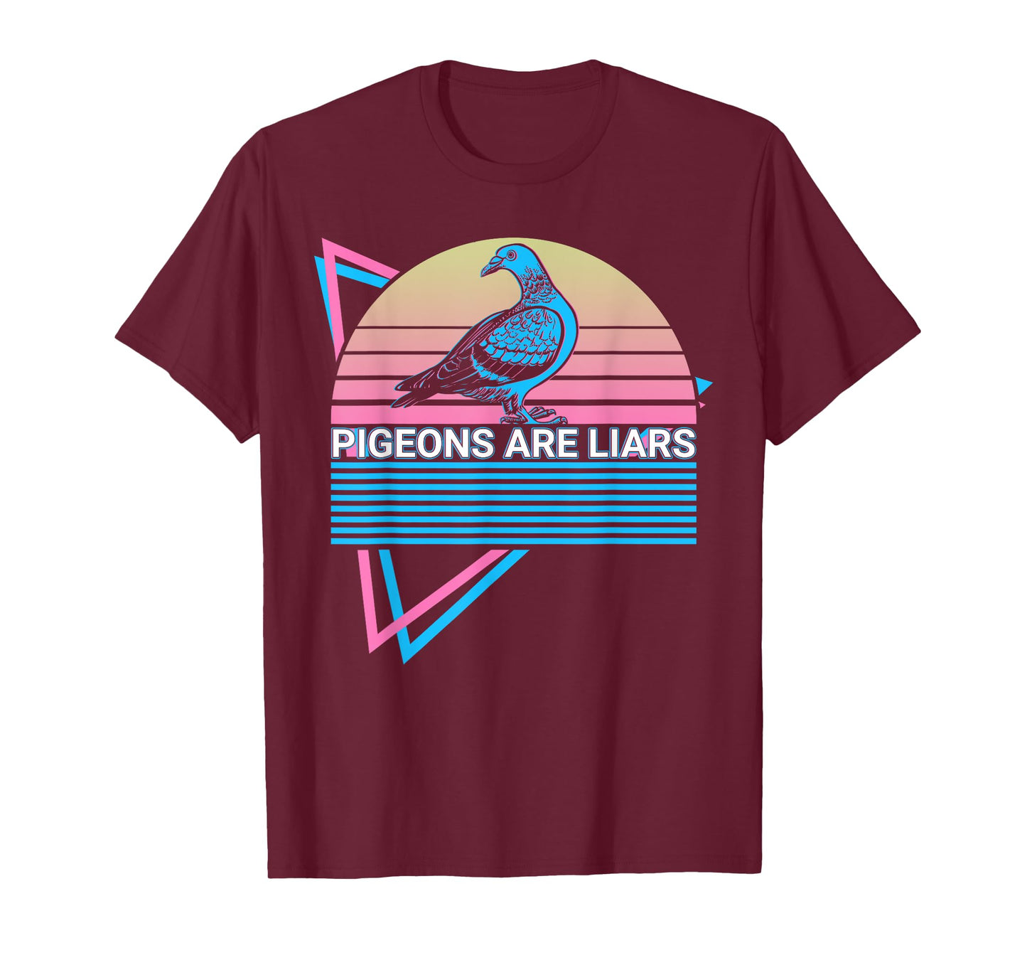 Pigeons Are Liars Pigeons Are Liars Retro T-Shirt