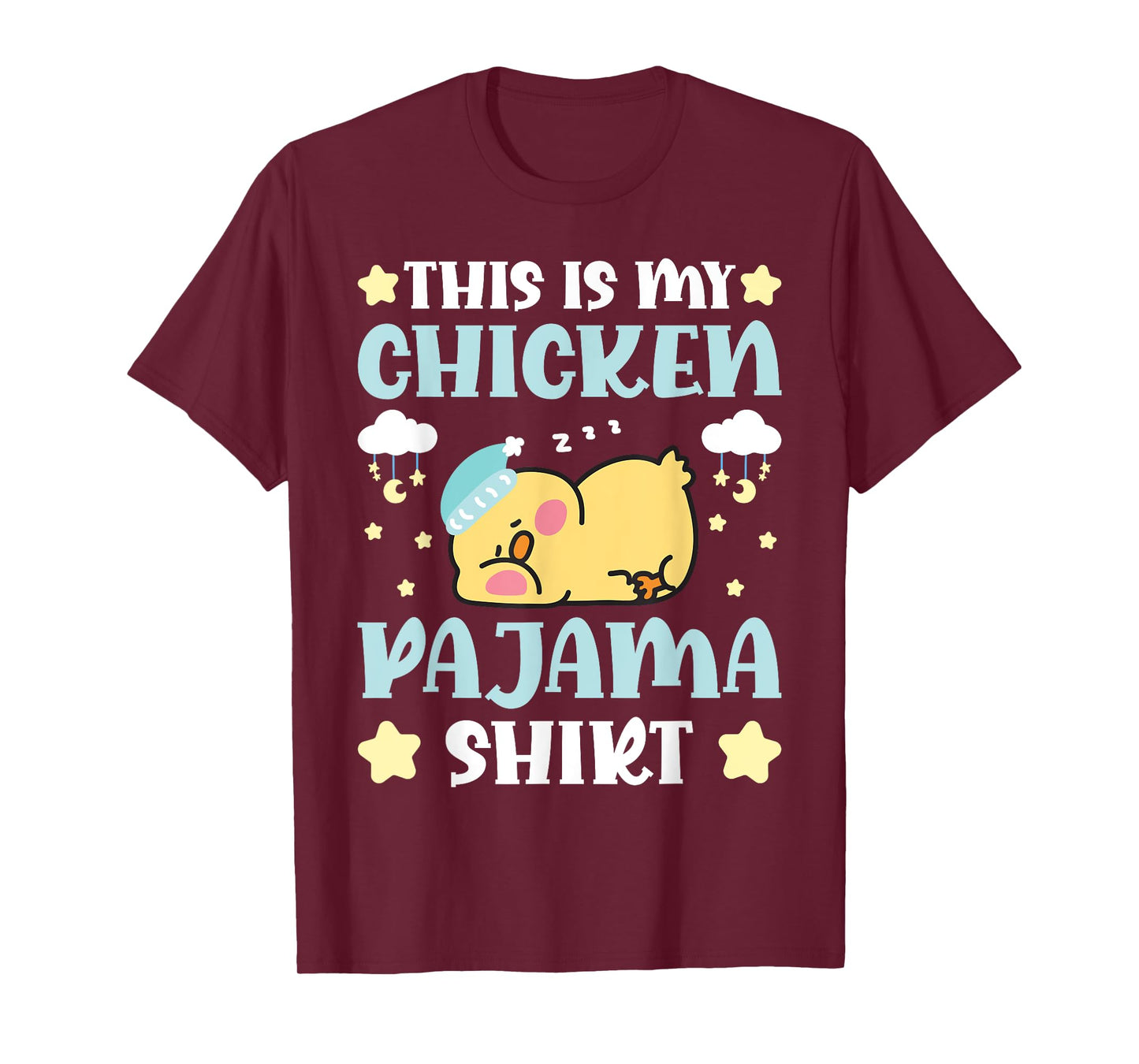 Cute PJ Teen Boys Girls PJs Funny This Is My Chicken Pajama T-Shirt