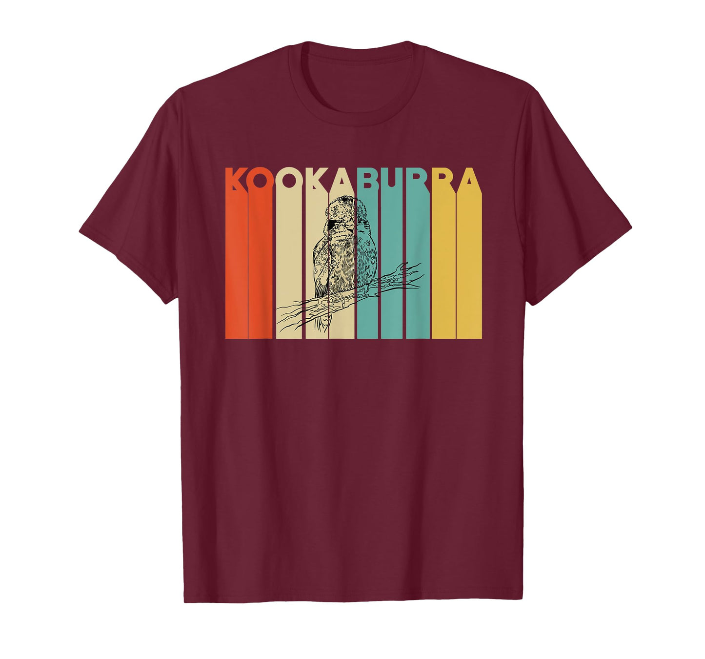 Retro Kookaburra Apparel Australia Birds Love Birding T-Shirt