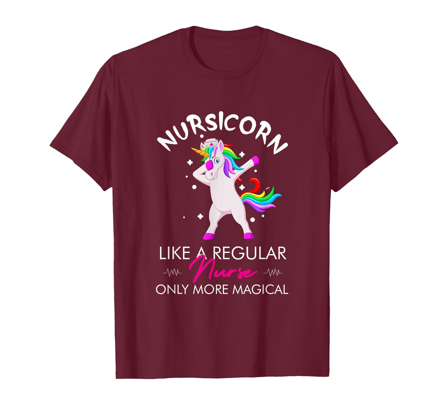 Accessories Essentials Items Supplies Gear & Gifts Nursicorn Regular More Magical Unicorn Nurse Funny Women's T-Shirt