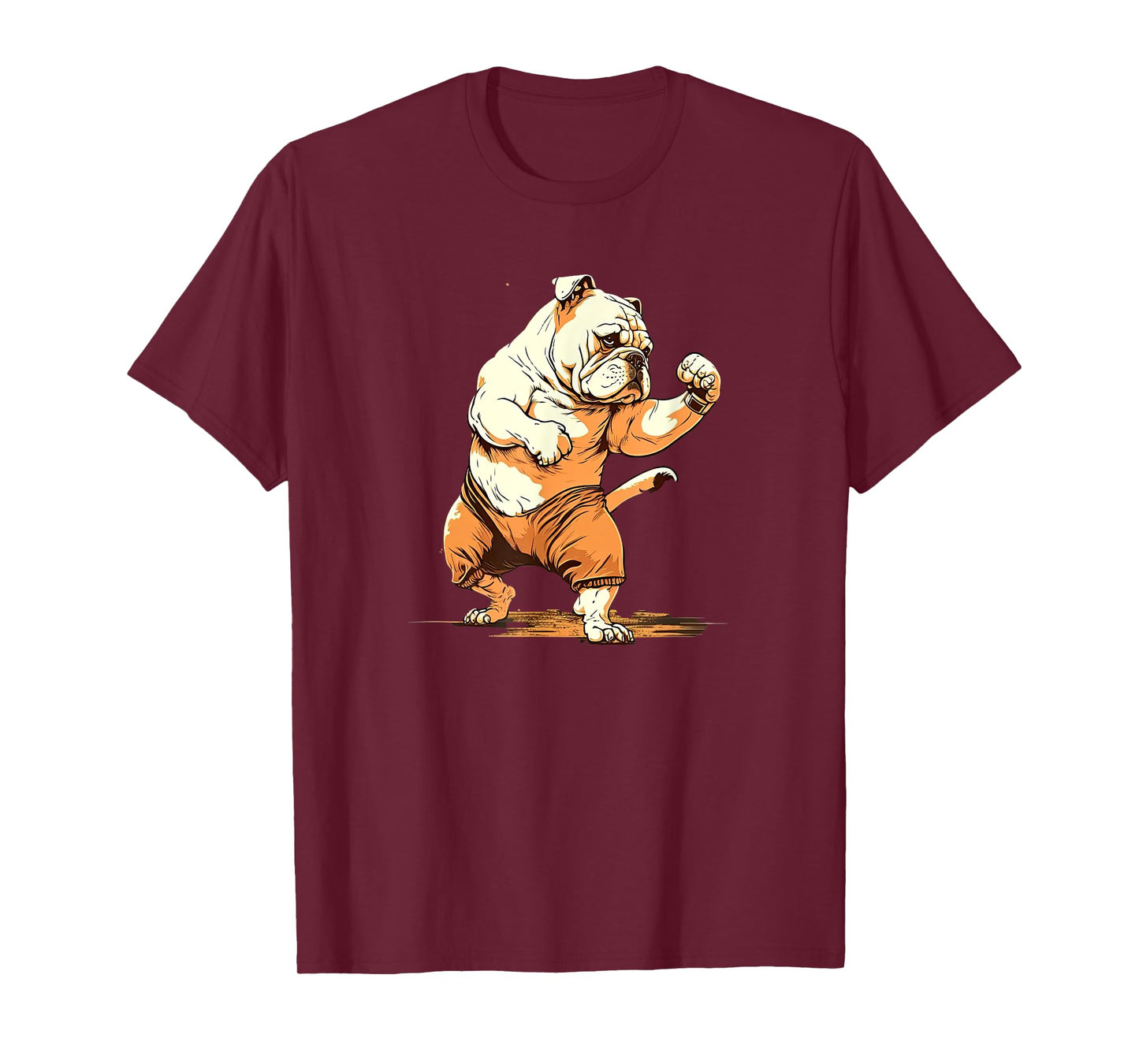 Funny Bulldog Dog Dabbing Dancing The Dab T-Shirt for Men Women Girls Kids