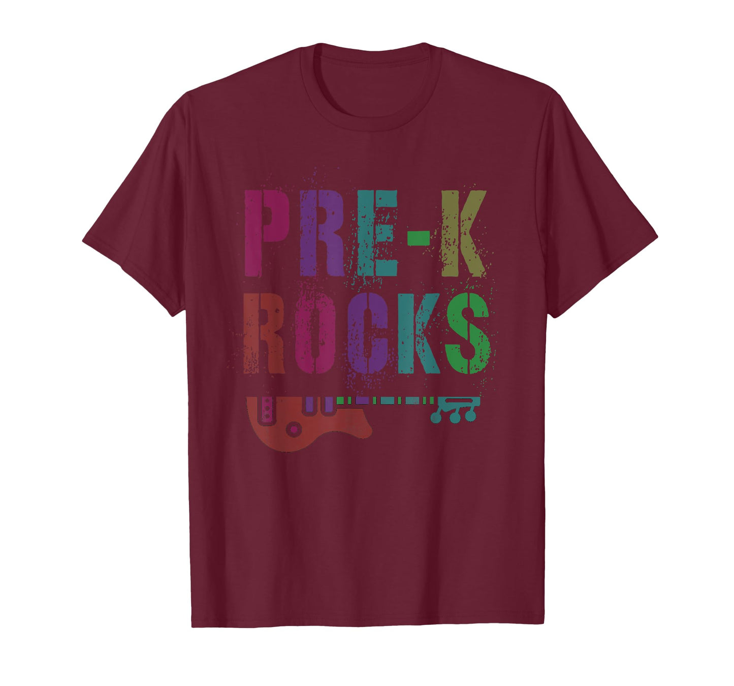 PRE-K ROCKS Teacher Rockstar Ready Crush PreK Bruh We Back T-Shirt