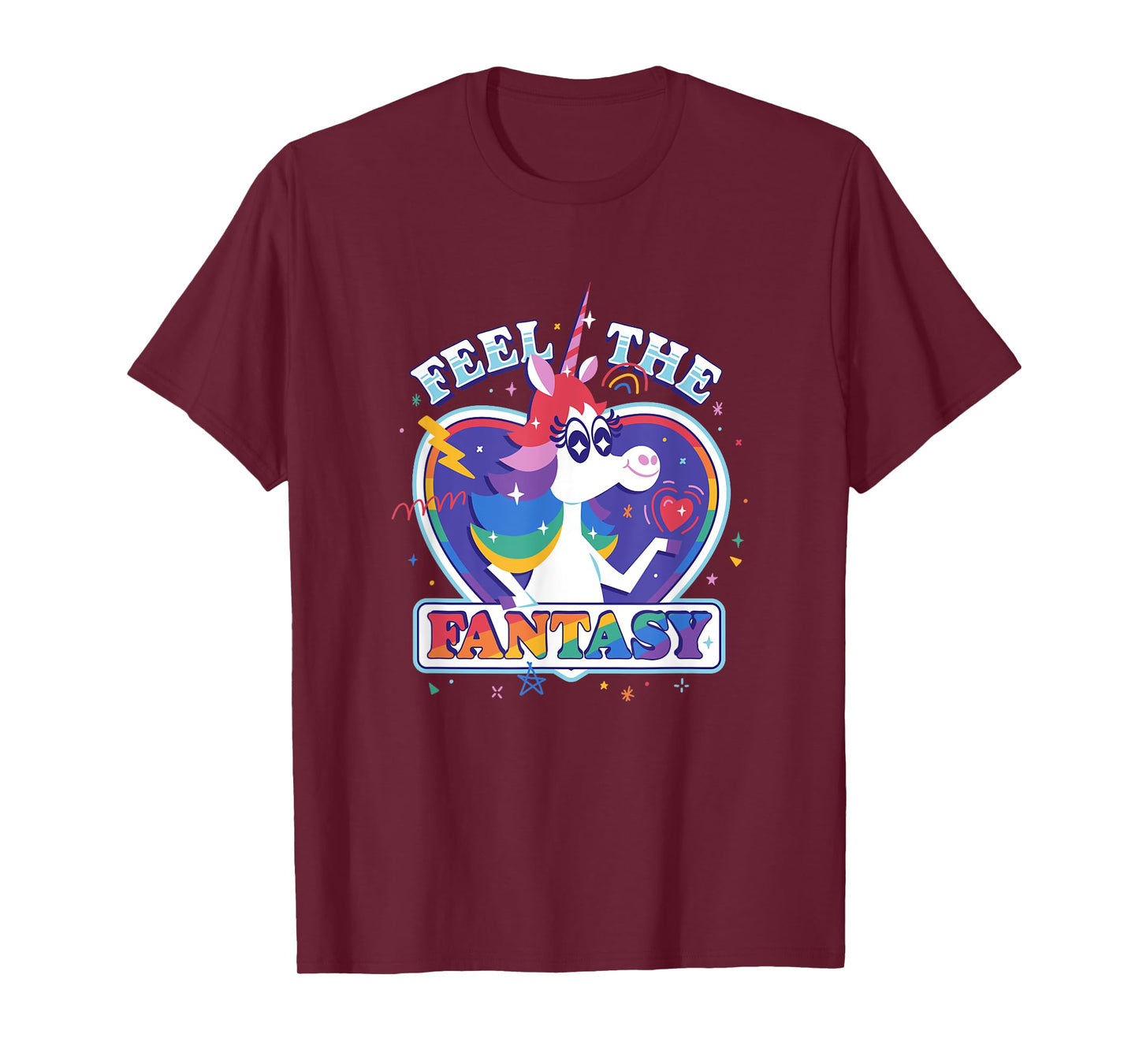 Disney Pixar Inside Out Fantasy Rainbow Unicorn T-Shirt