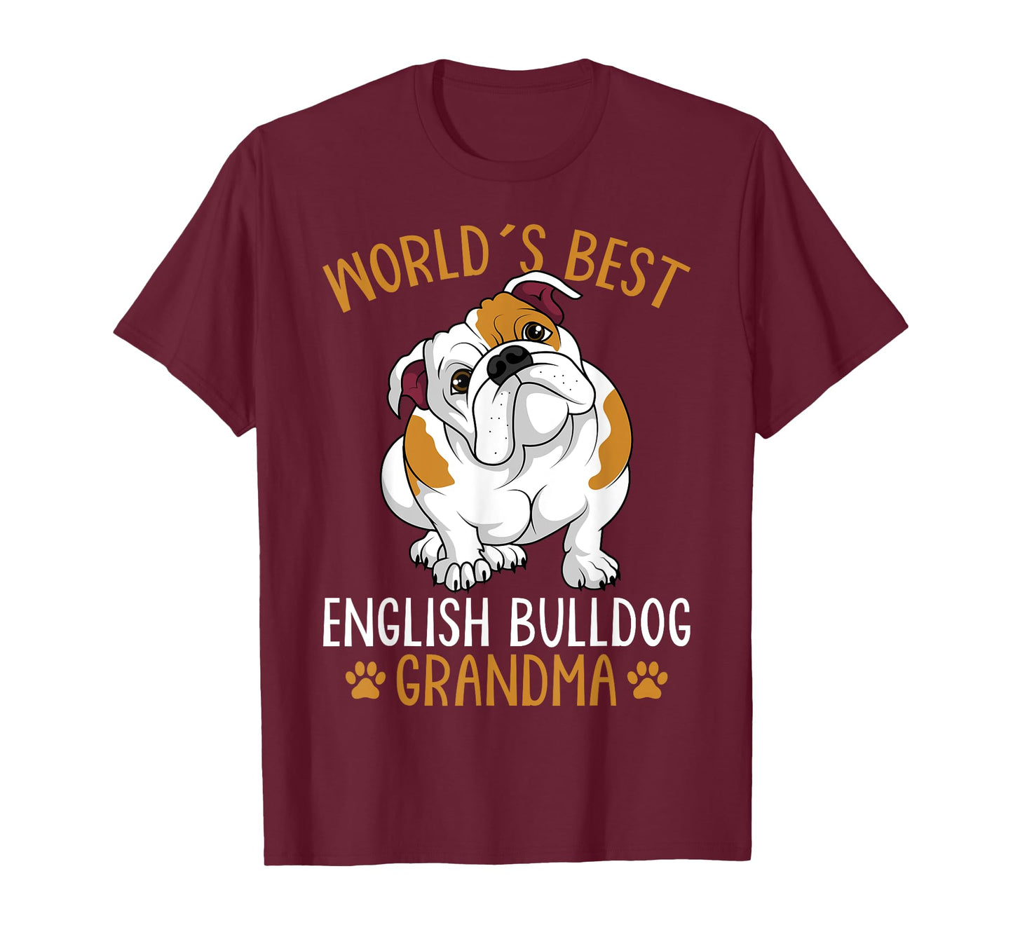 World´s Best English Bulldog Grandma Dog Owner Funny Women T-Shirt
