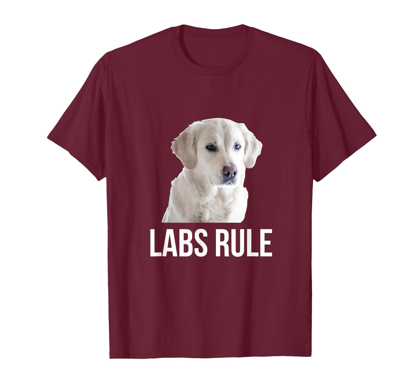 White Labrador Retrievers Rule (Labs) T-Shirt T-Shirt