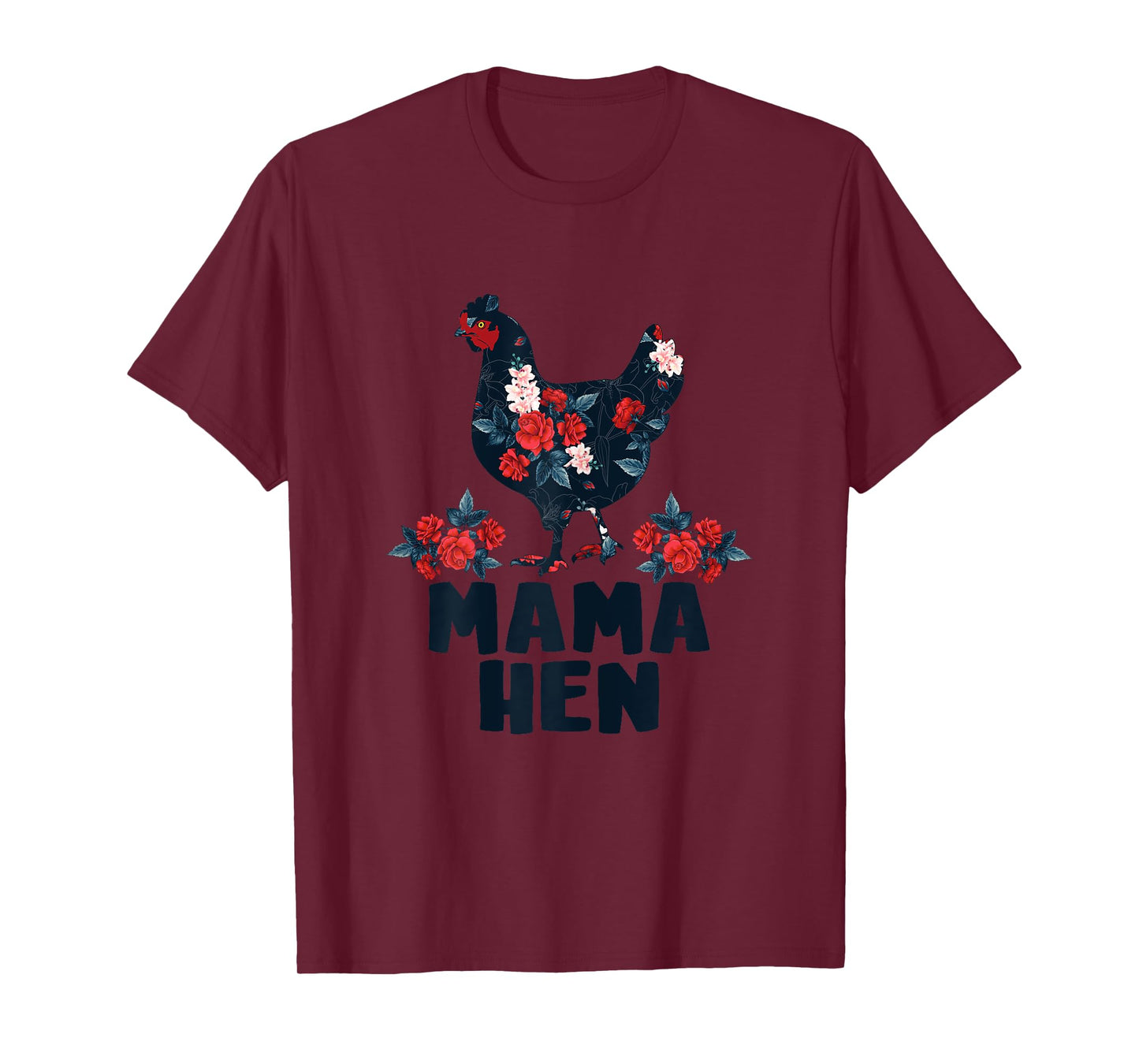Mama Hen Funny Mother's Day Chicken Mom Farmer Farm T-Shirt