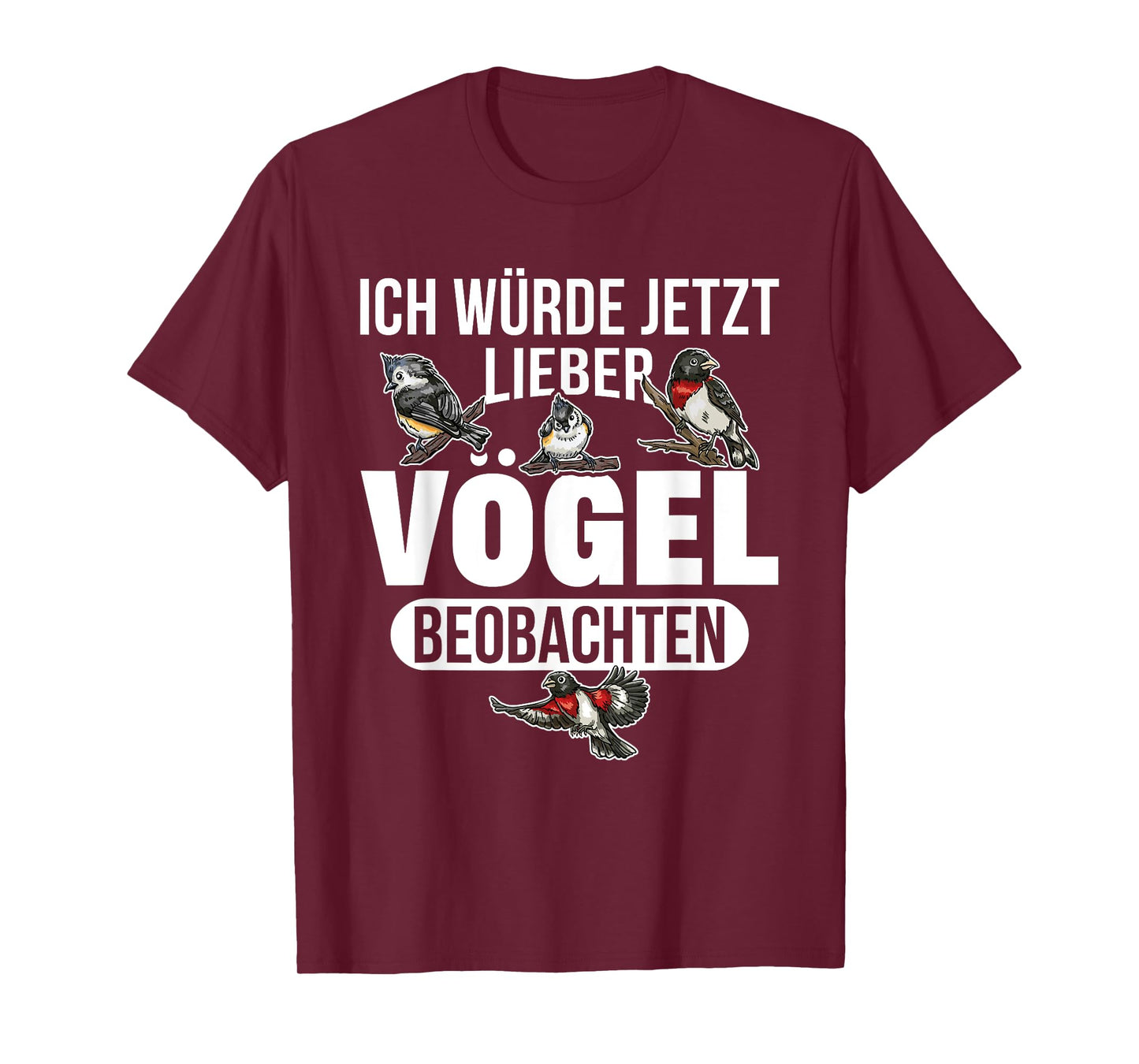 Ornithologe Vogel Ich würde jetzt lieber Vögel T-Shirt