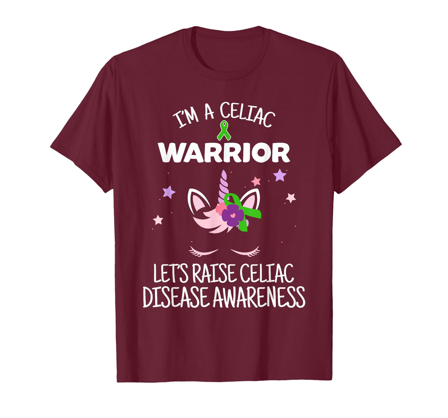 Unicorn Celiac Warrior, Celiac Disease Awareness T-Shirt