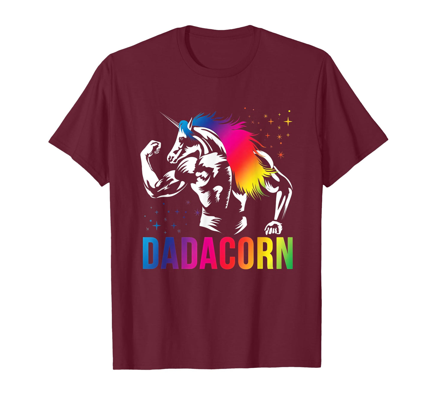 Fathers Day Gift Unicorn Dad Shirt Funny Dadacorn Men T-Shirt