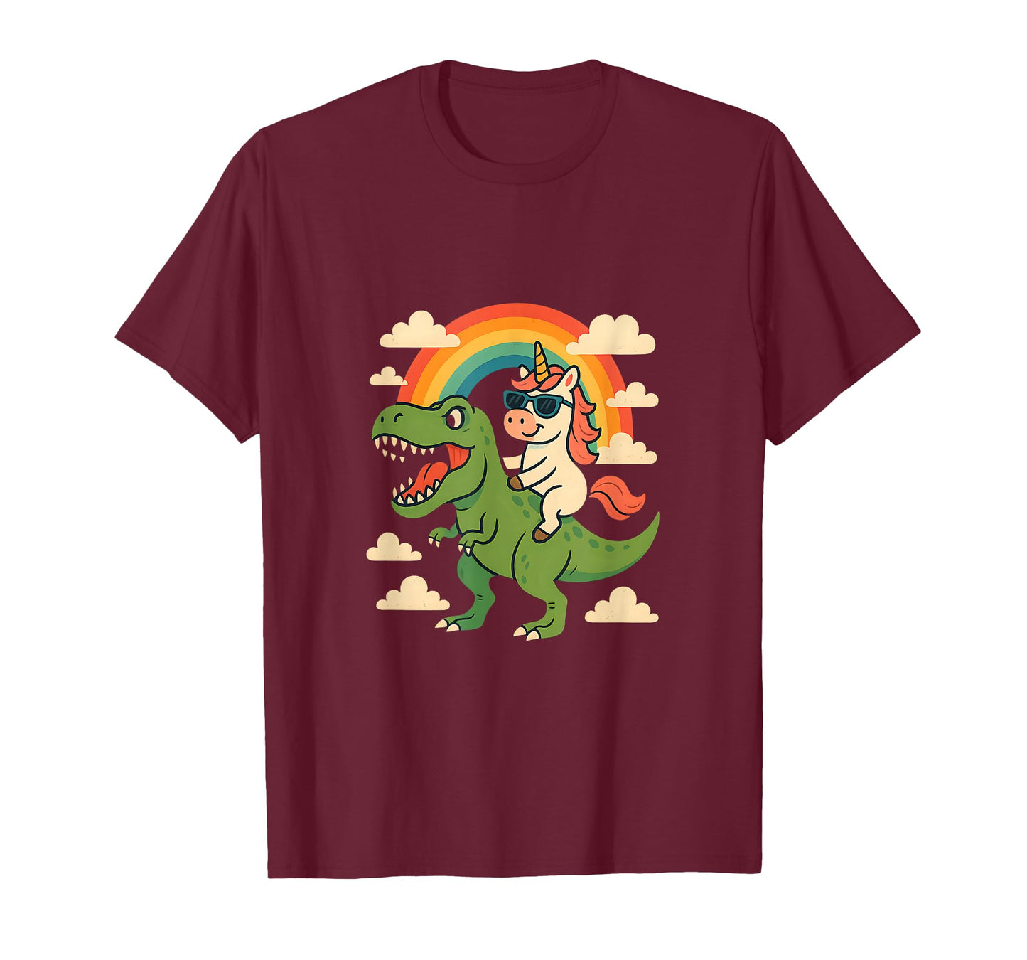 Unicorn Riding a TRex T-Shirt