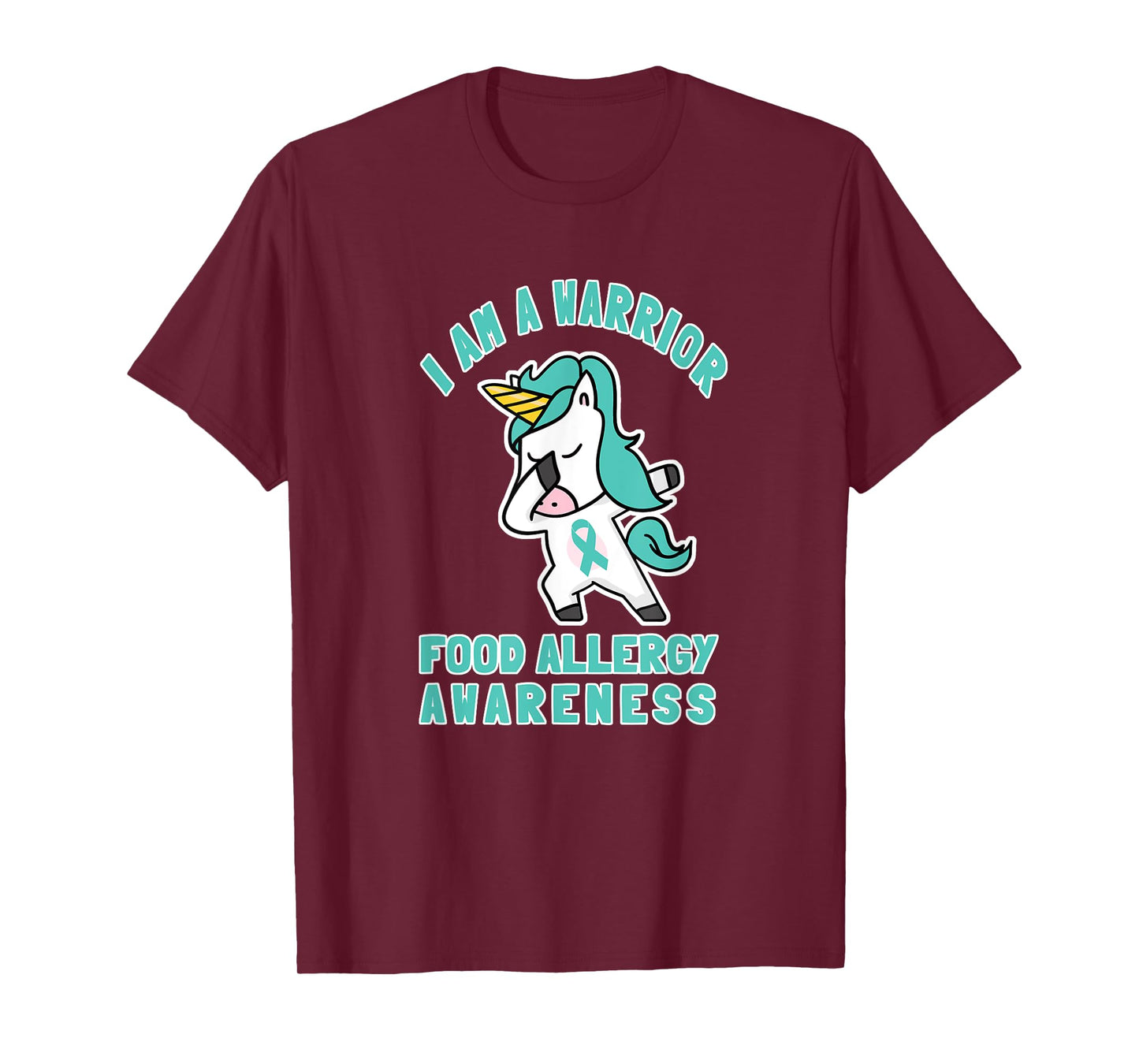 Im A Warrior Food Allergies Awareness Unicorn T-Shirt