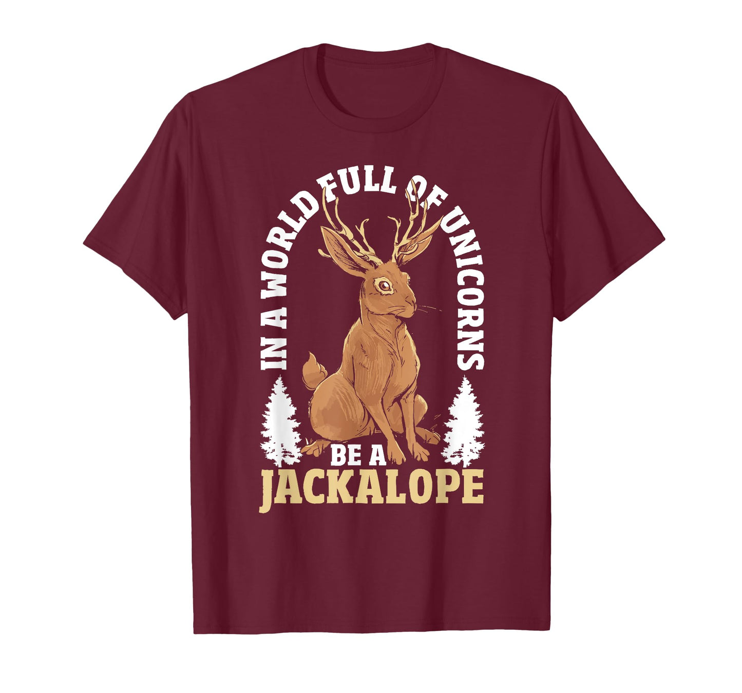 Jackalope Unicorn Mythical Cryptid Animal Jackalope T-Shirt