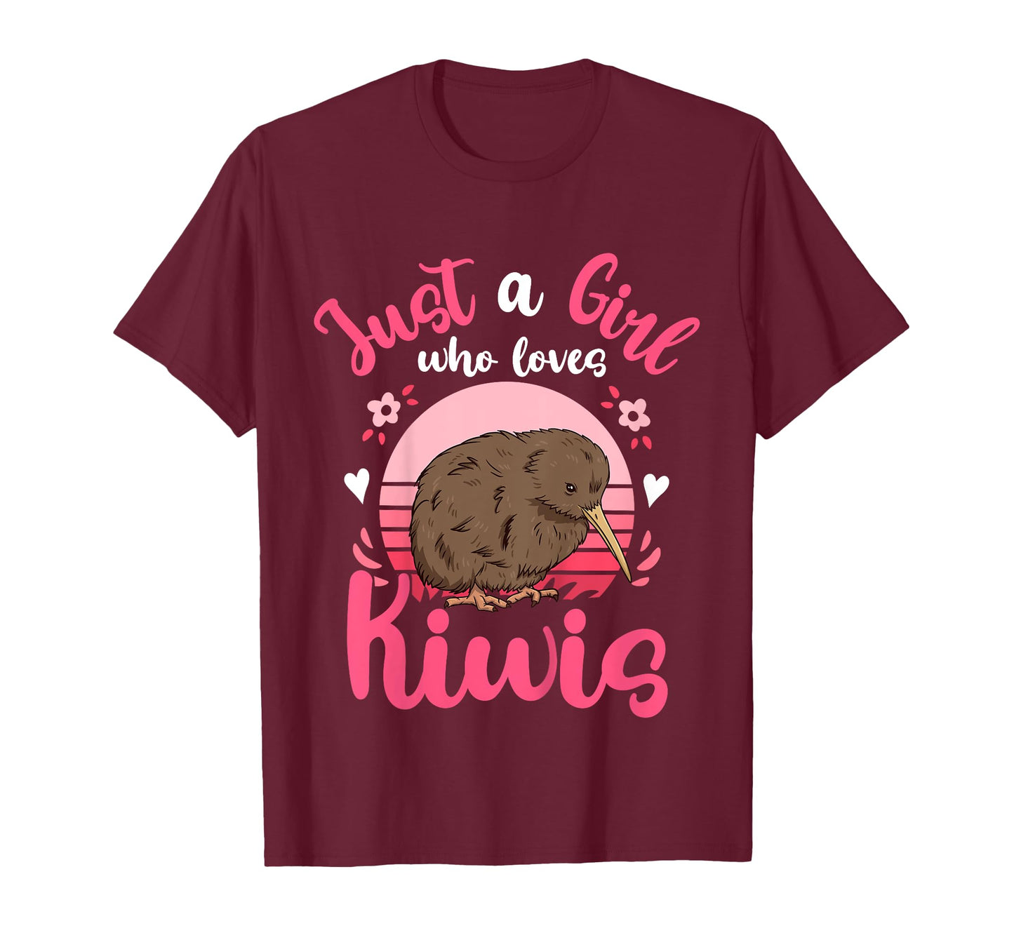 Kiwi Birds Just a Girl Who Loves Kiwis T-Shirt