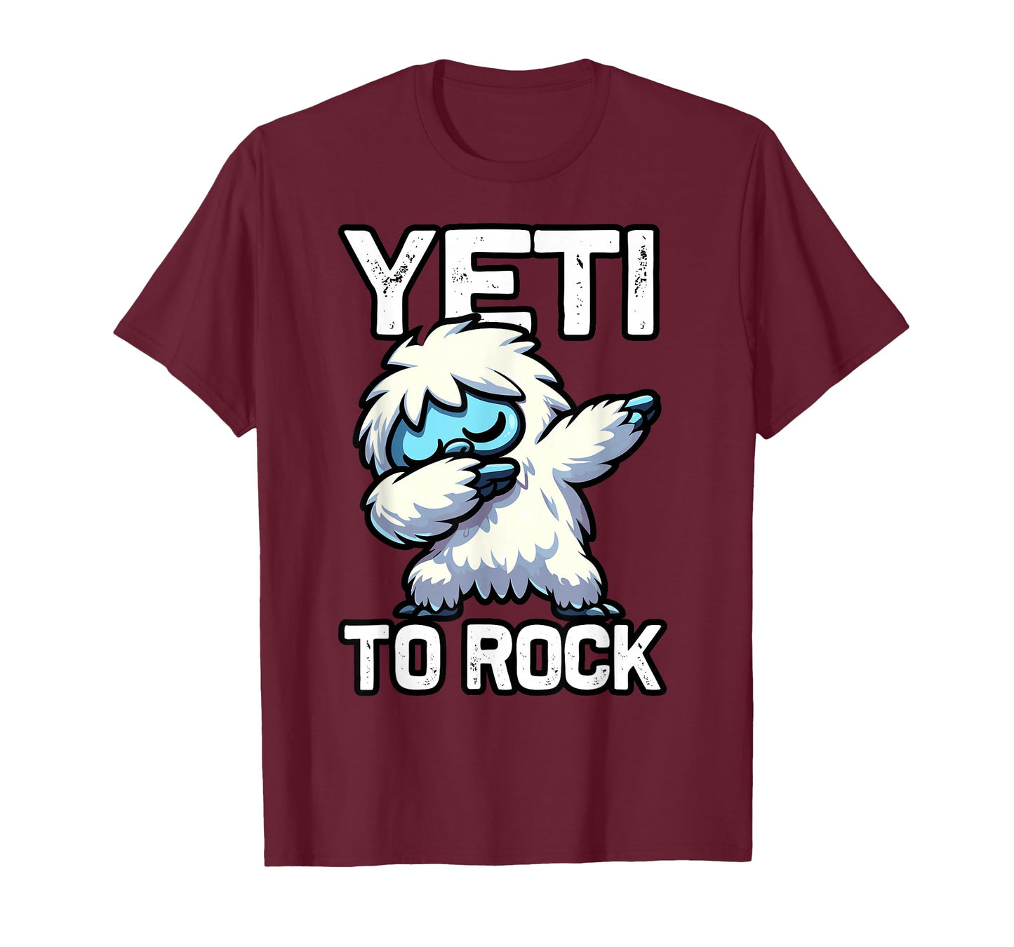 Cute Dabbing Yeti Funny Yeti To Rock T-Shirt