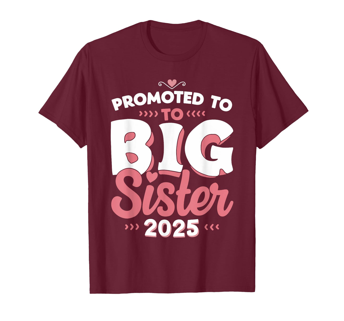 Promoted To Big Sister 2025 Unicorn Announcement T-Shirt