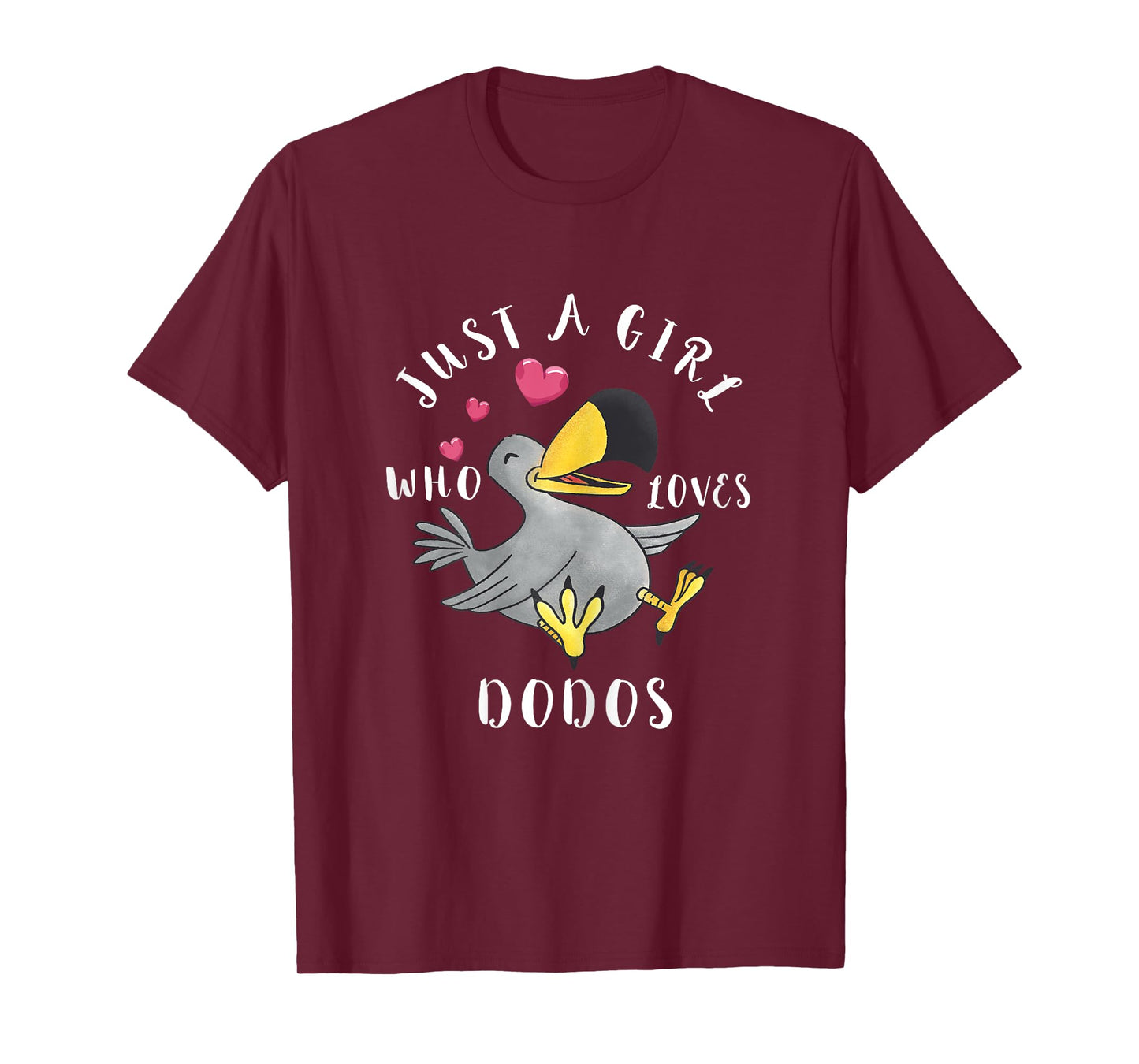 Dodo Bird Girls Dronte Bird Animal Flightless Bird Species T-Shirt