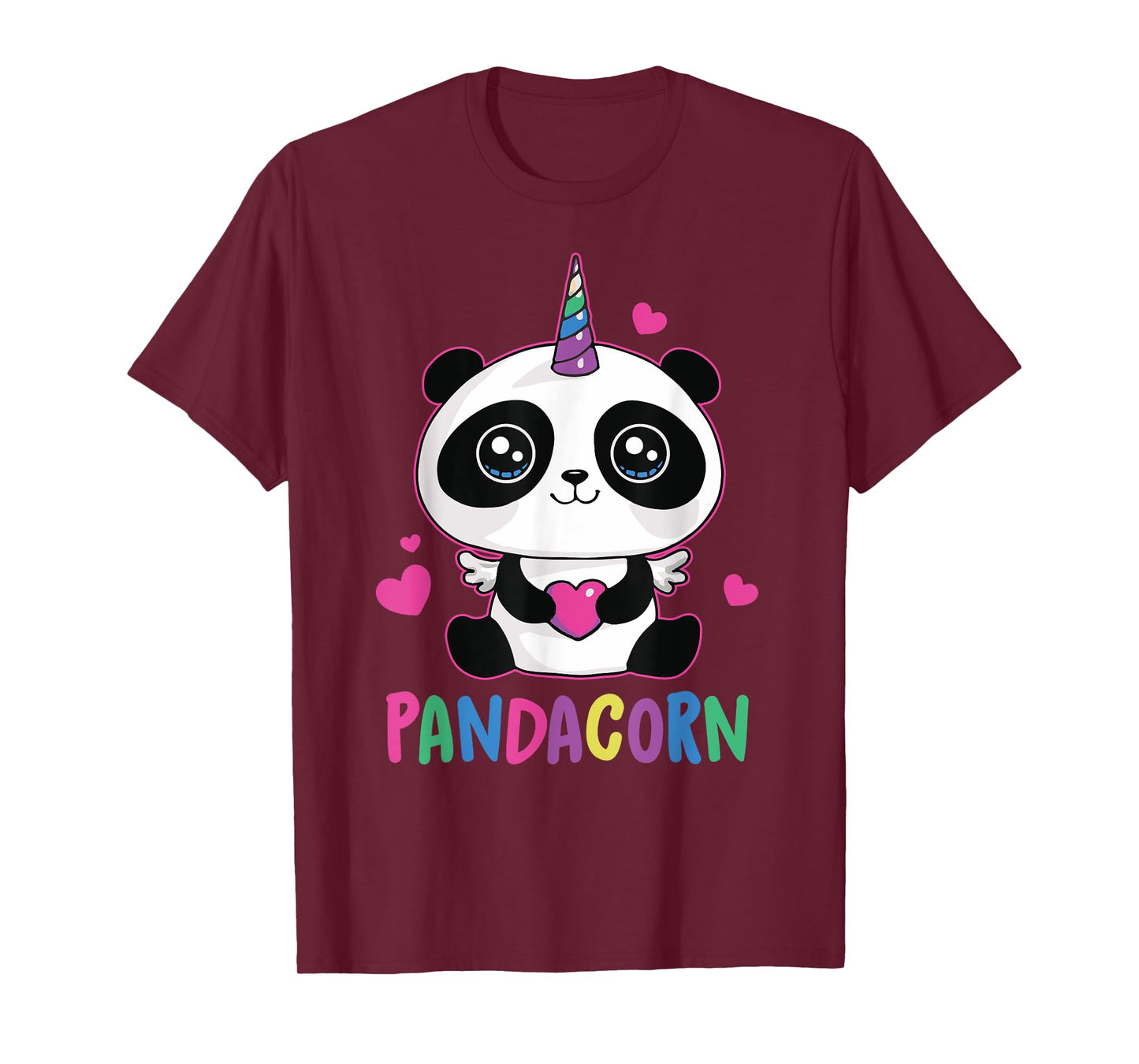 Panda Unicorn Shirt Funny Pandacorn Gift Tee For Men Women T-Shirt