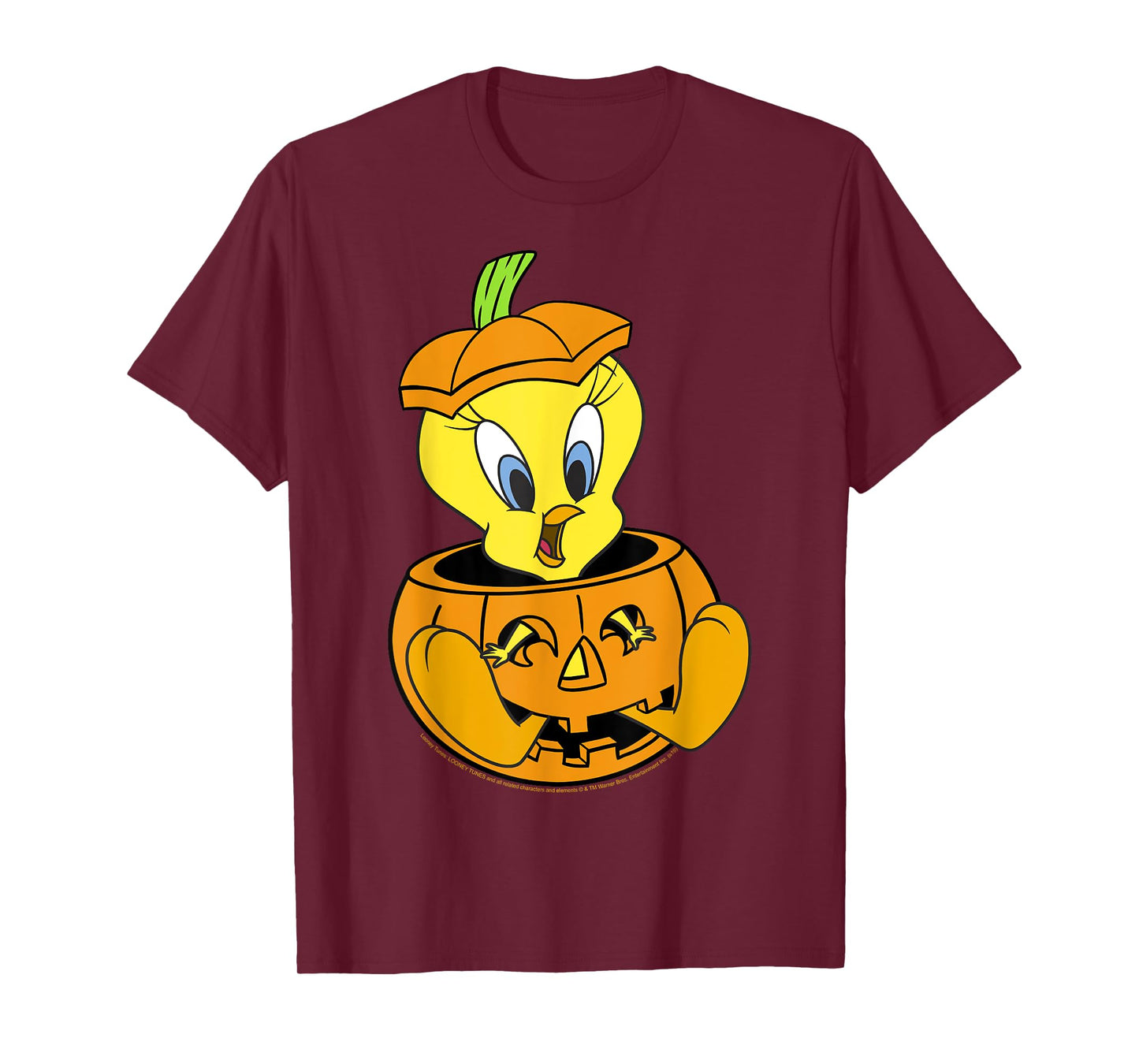 Looney Tunes Halloween Tweety Bird Pumpkin T-Shirt