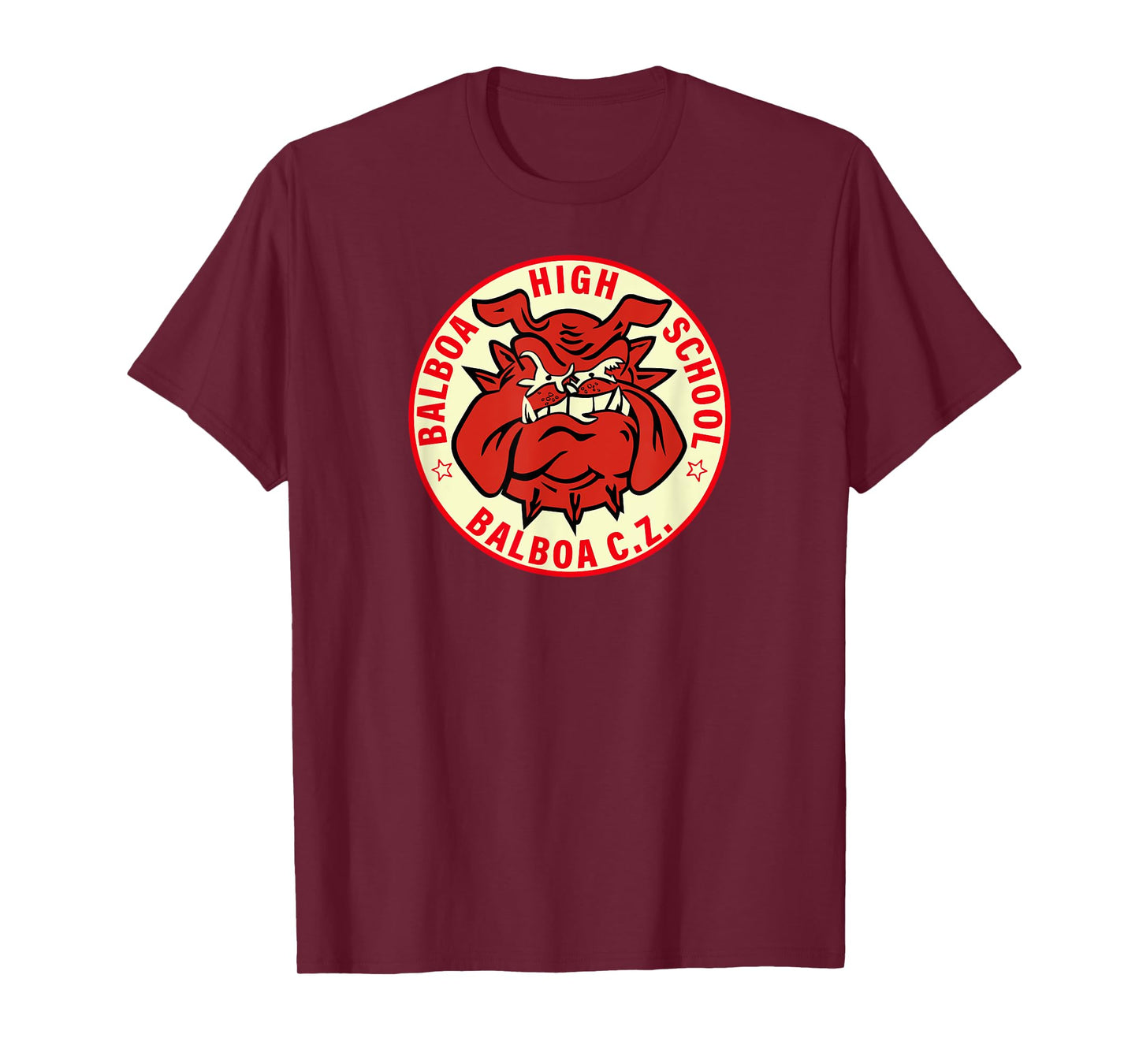 Balboa High School former Panama Canal Zone Bulldog Mascot T-Shirt for Men Women