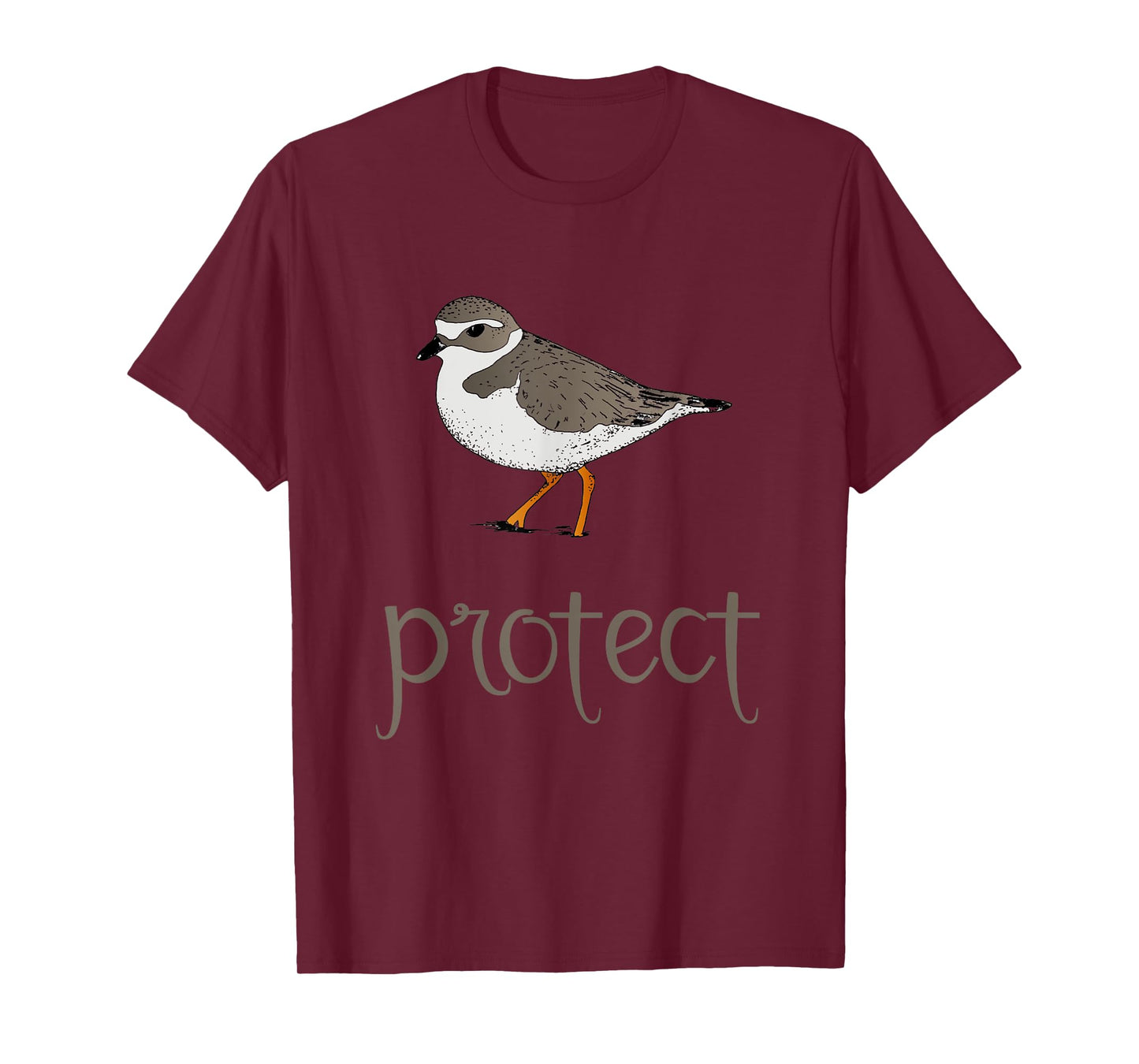 Protect the Piping Plover Bird Beach Nature Conservation T-Shirt
