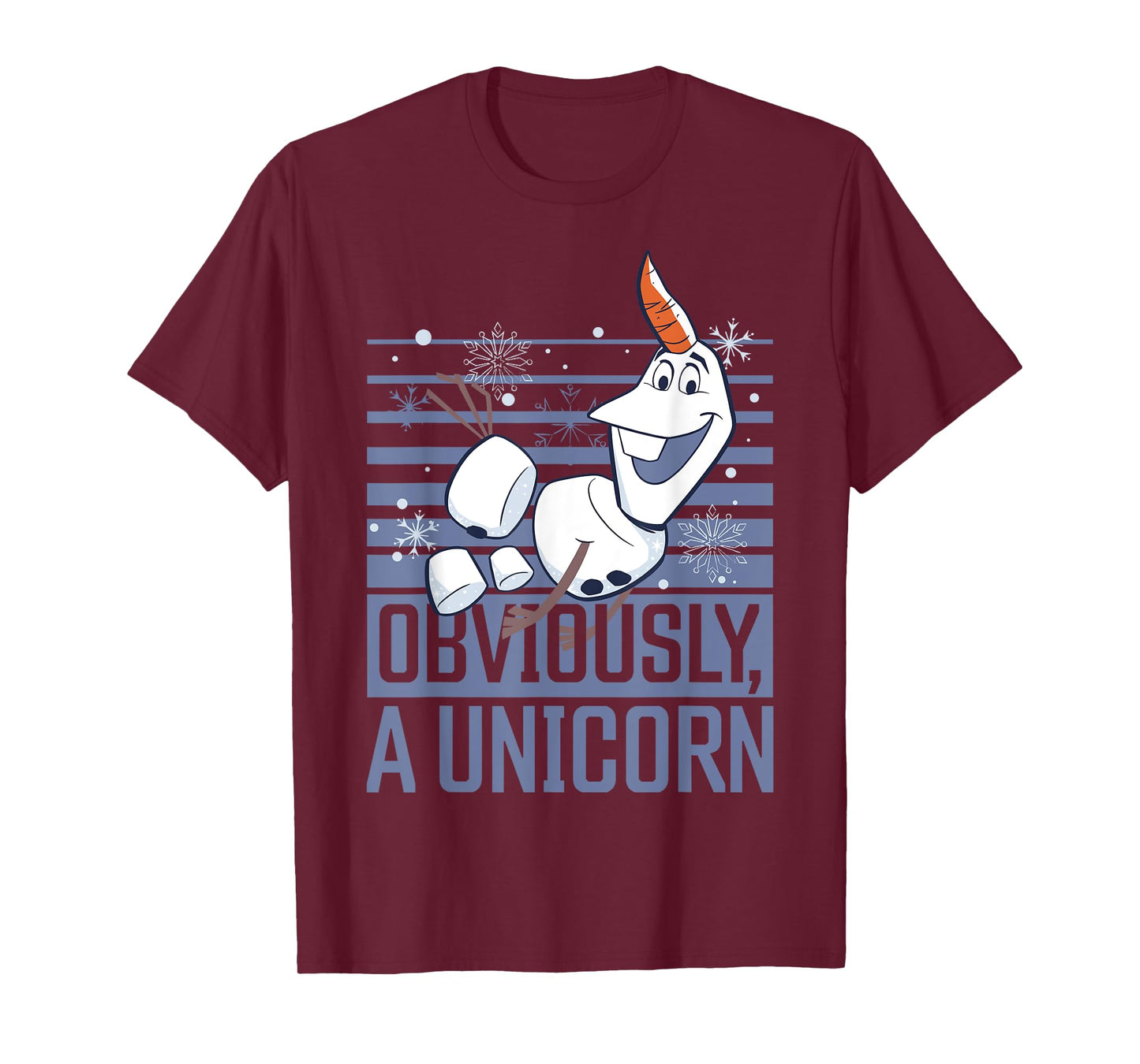 Disney Frozen 2 Olaf Obviously A Unicorn T-Shirt