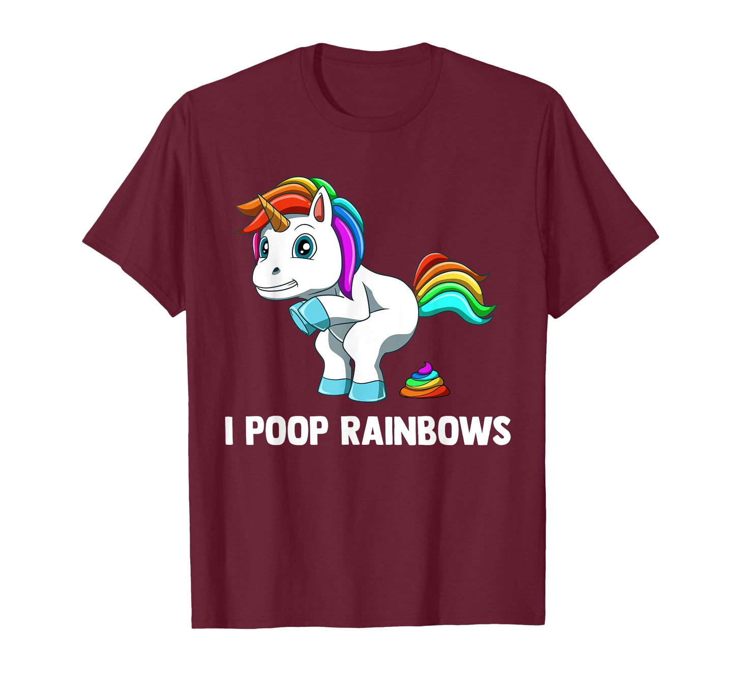 Rainbow Pooping Unicorn T-Shirt