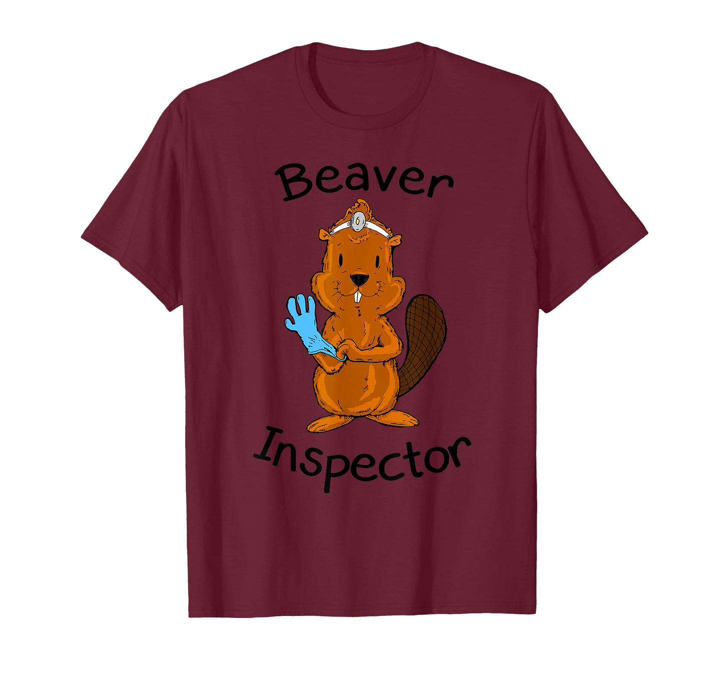 Inspector Beaver Tail Shirt Funny Tees For Men Beaver Shirt T-Shirt