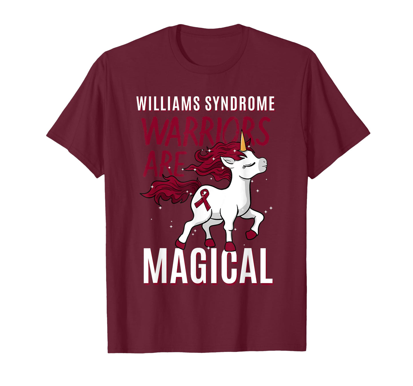 Williams Syndrome Warrior WS Williams–Beuren WBS Unicorn T-Shirt