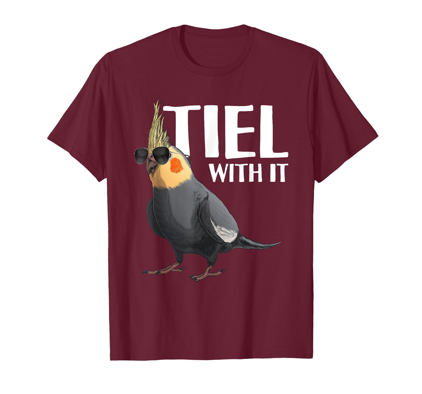 Cute Cockatiel Design For Men Women Parakeet Cockatiel Lover T-Shirt