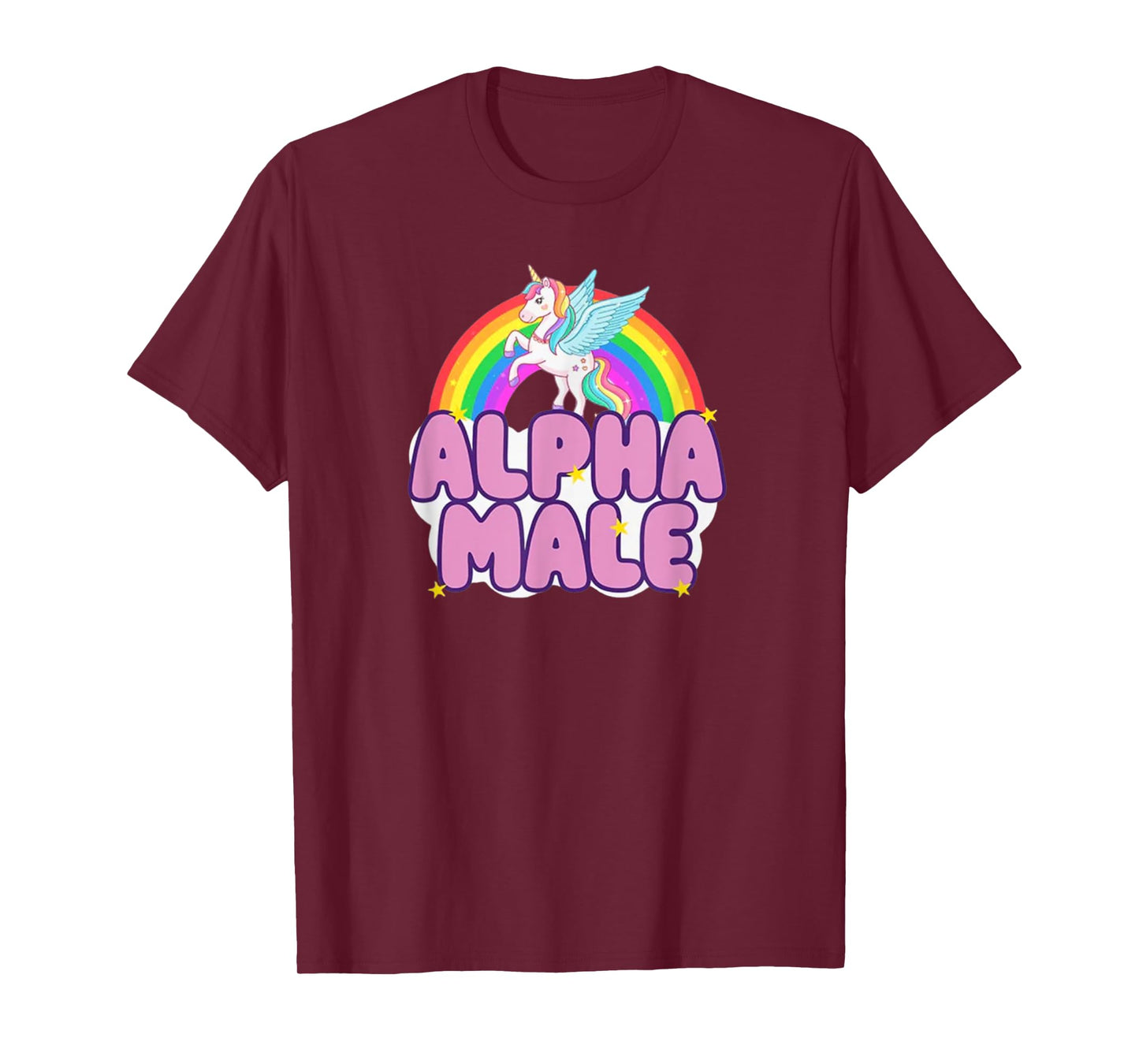 Alpha Male Unicorn Funny Sarcastic Ironic T-Shirt
