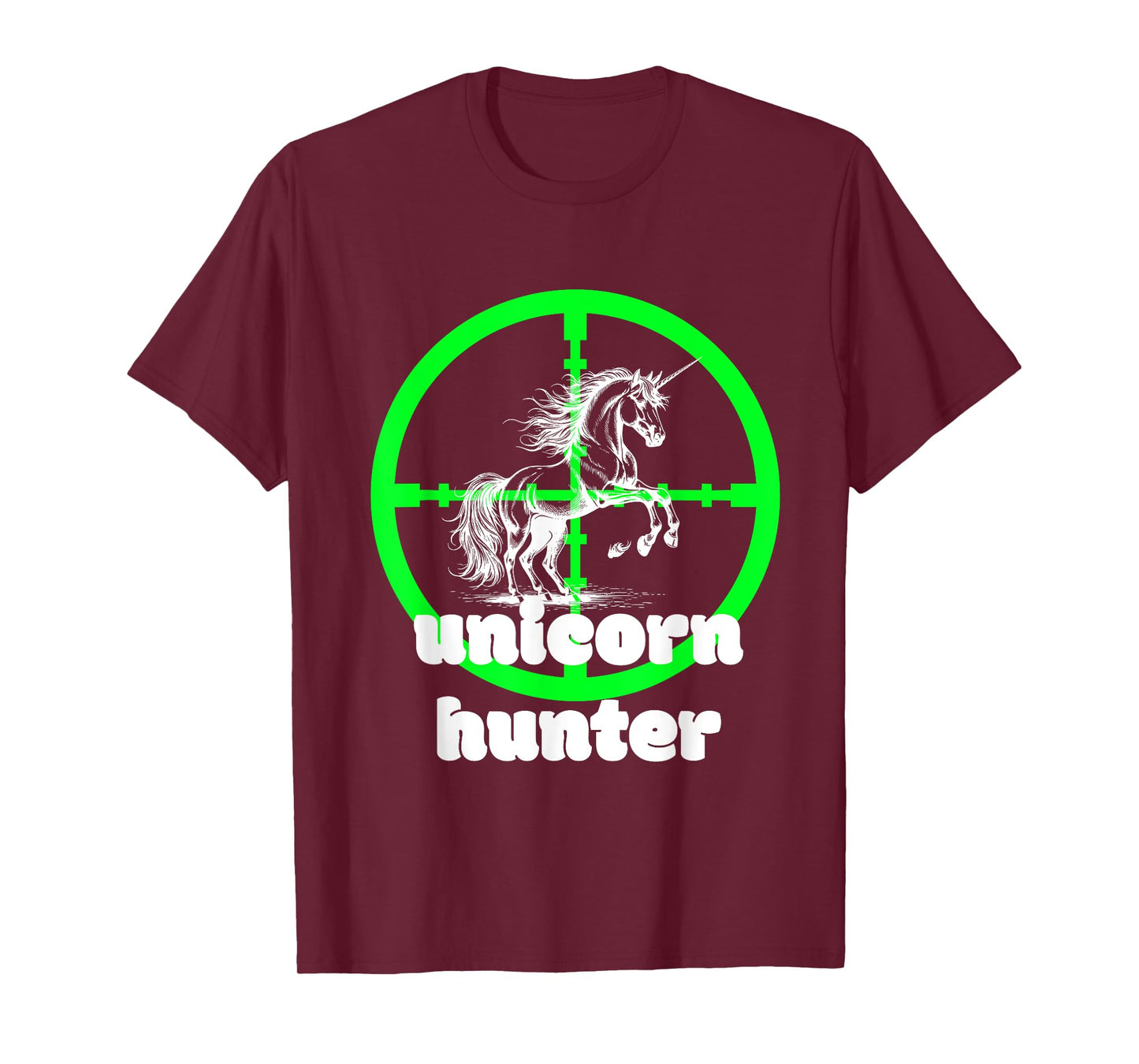 Unicorn Hunter Funny Lifestyle Design T-Shirt