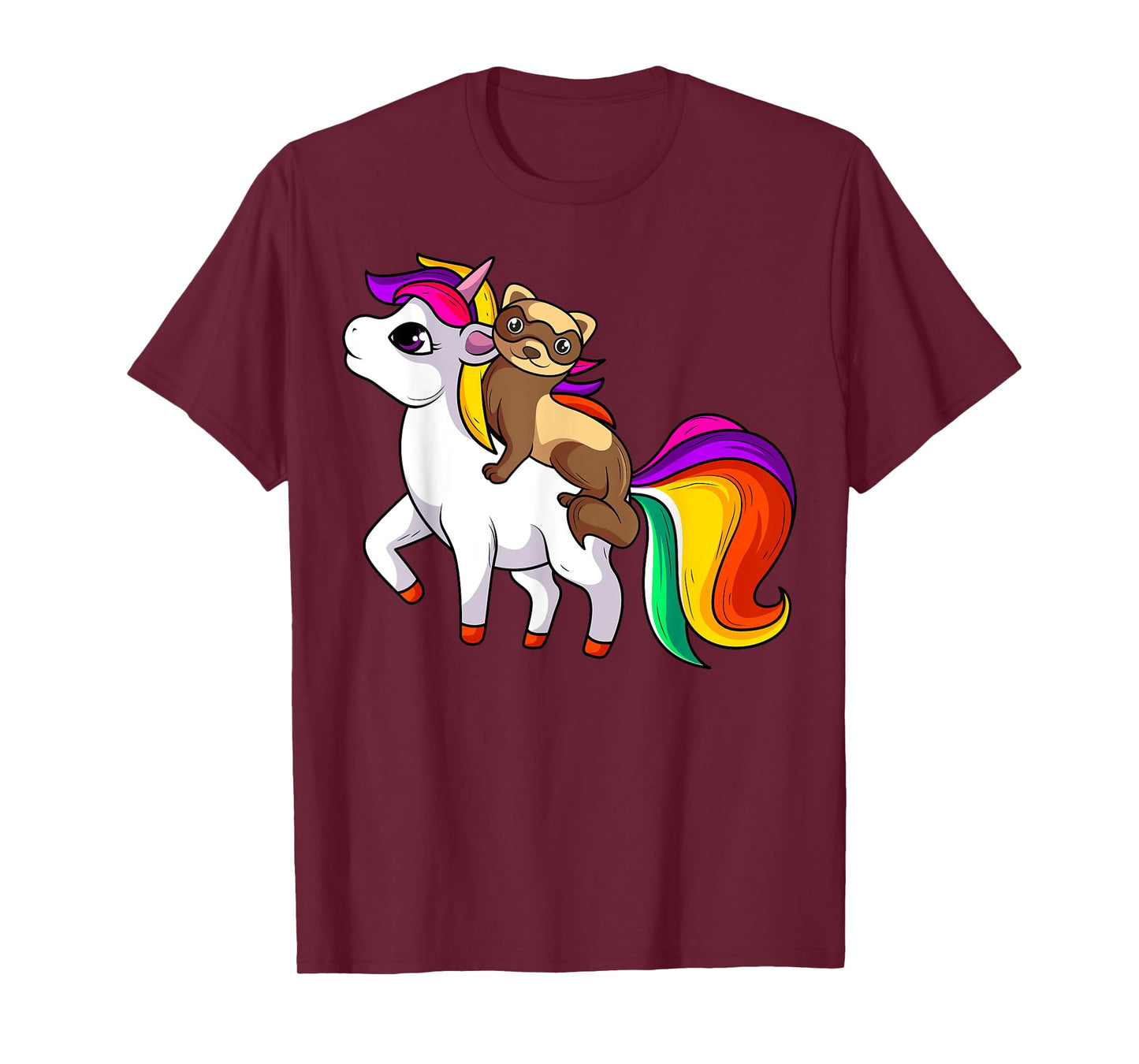 Ferret Unicorn Animal Lover T-Shirt
