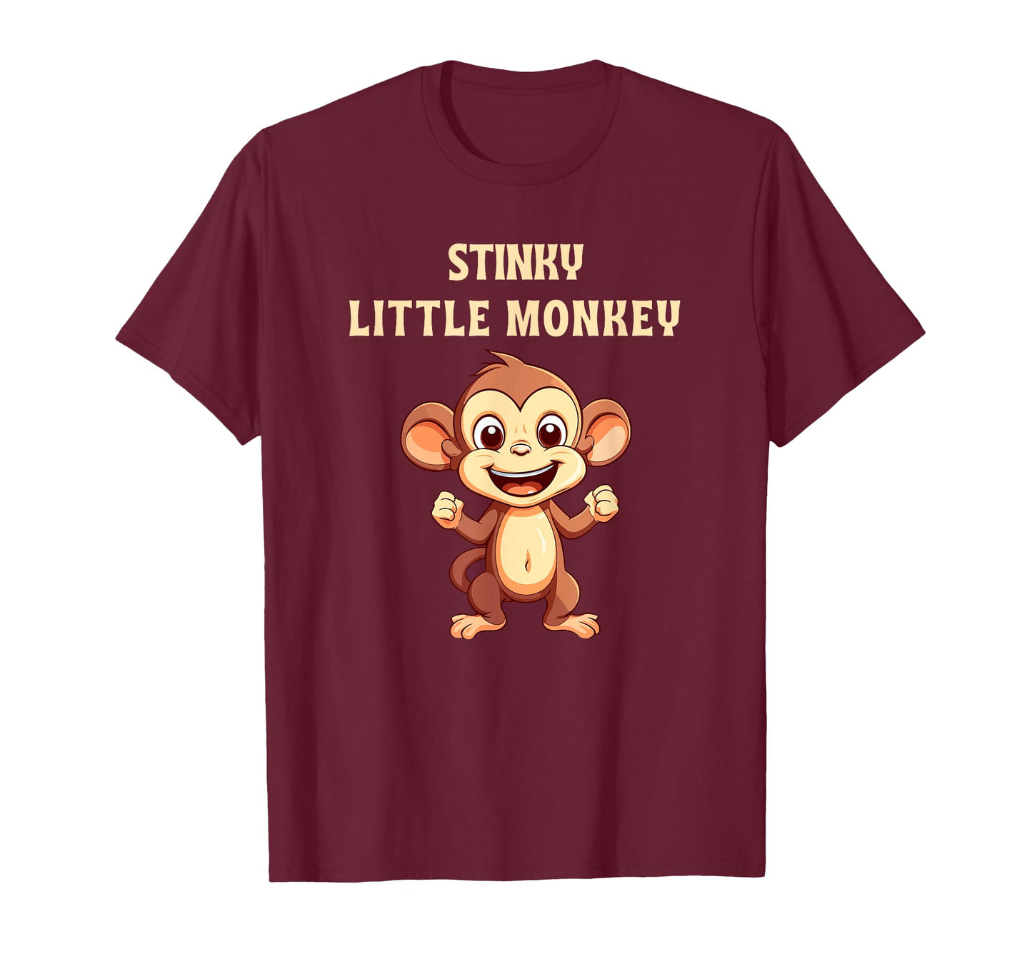 Cute Stinky Little Monkey Fart Nickname for Girlfriend T-Shirt