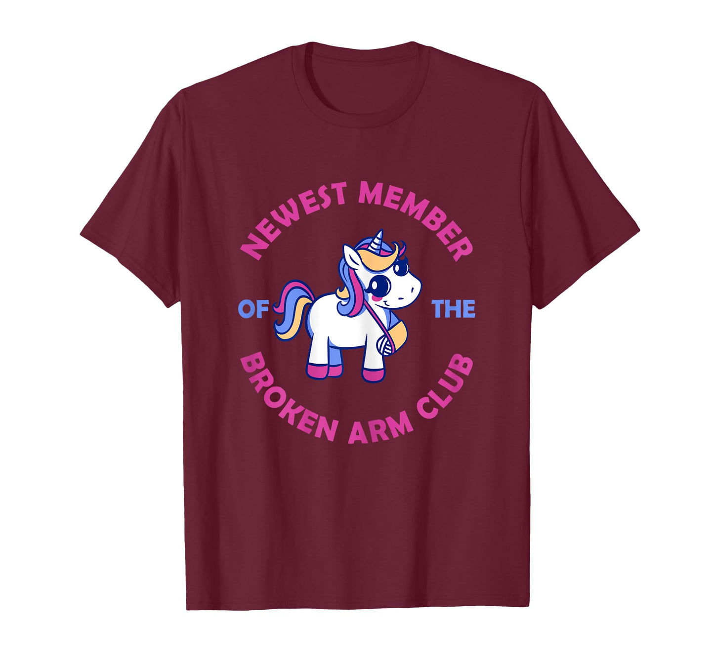 Unicorn Broken Arm Broken Arm Club for Girls T-Shirt