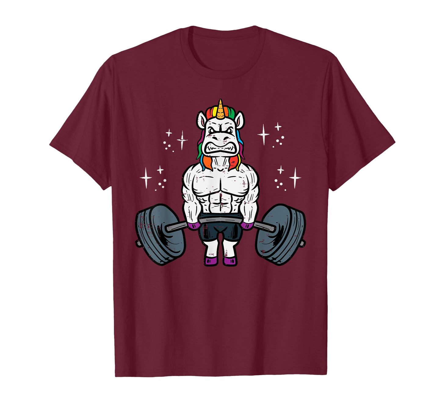 Workout Unicorn Deadlift Gym Fitness Weightlifting Women Men T-Shirt