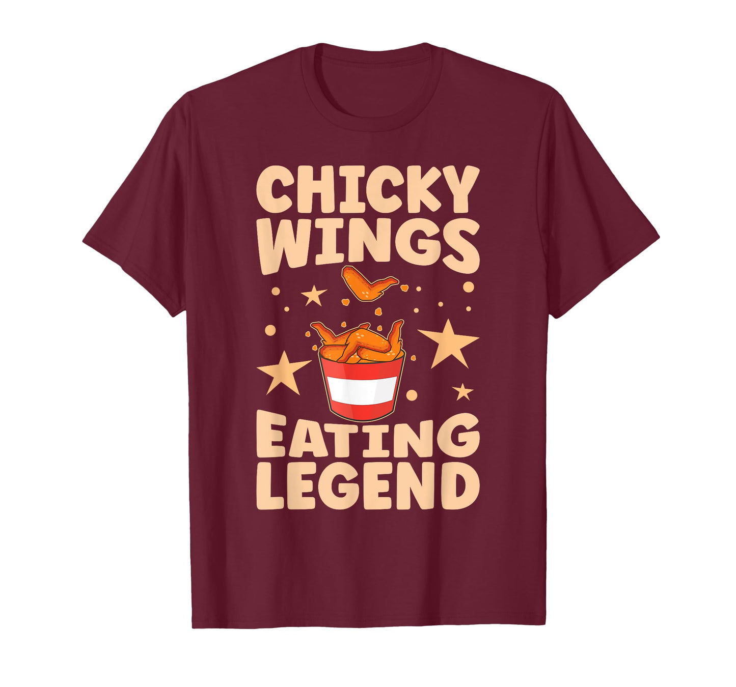 Eating Champion Food Contest Chicken Wing Competitive Eating T-Shirt