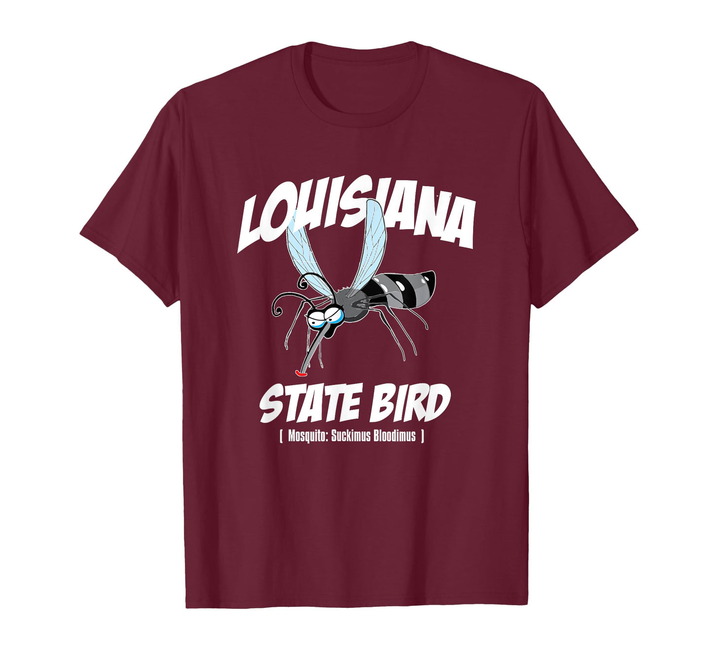 Louisiana State Bird Mosquito Joke Shirt T-Shirt