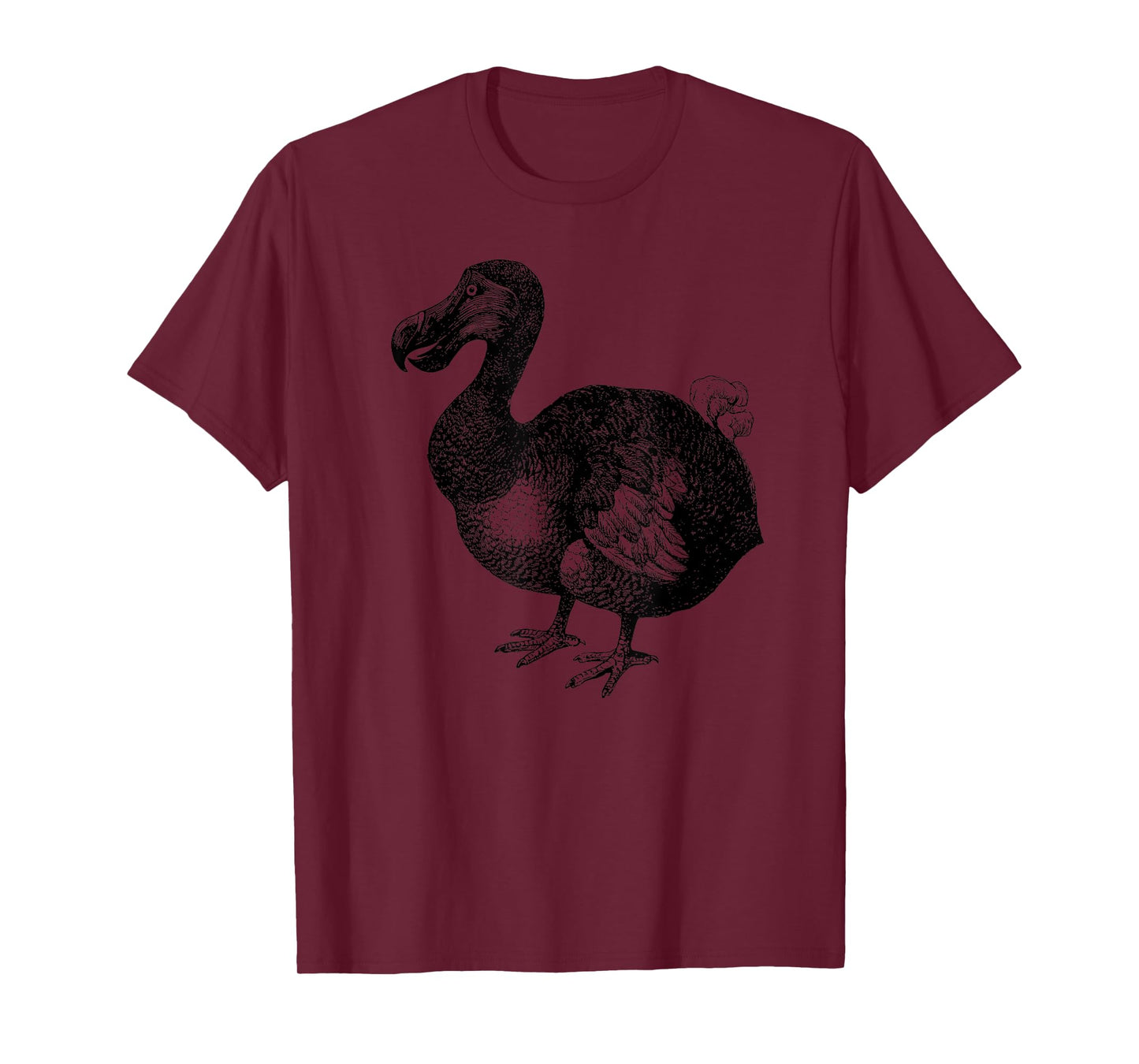 Dodo Bird T-Shirt Bird Ornithology Black Line Drawing Shirt T-Shirt