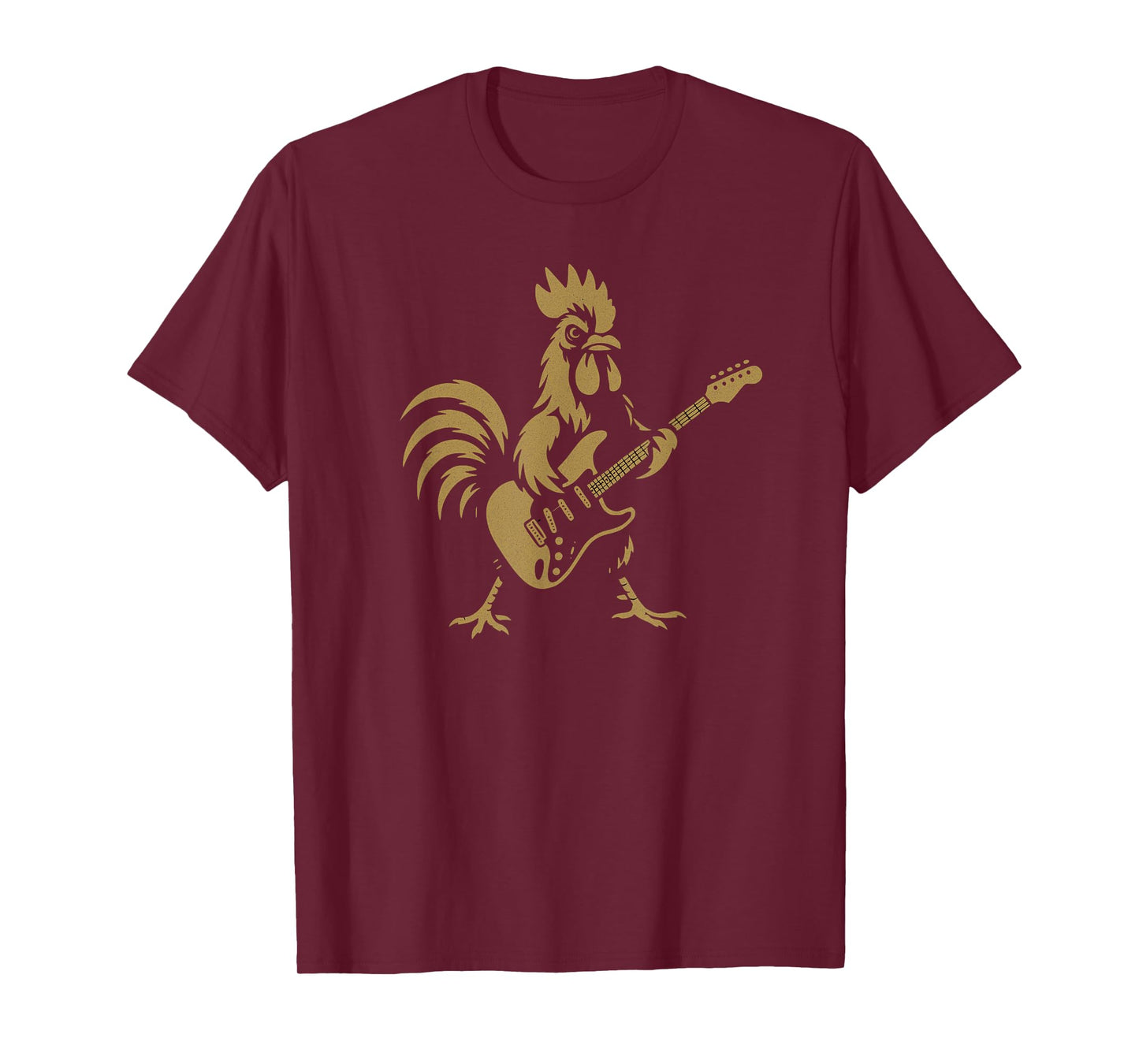 Rock Out Highland Rooster / Chicken Cool Band Music Lovers T-Shirt